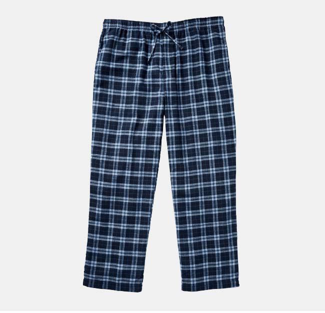 Junyue 2 Pack Mens Sleep Pants Soft Brushed Lounge Pajama Bottoms Plus Size Nightwear Sleepwear