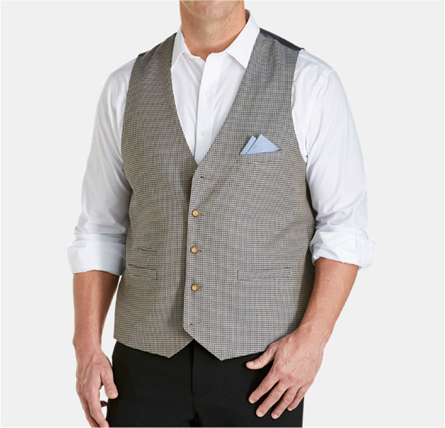 polo mens vest big and tall