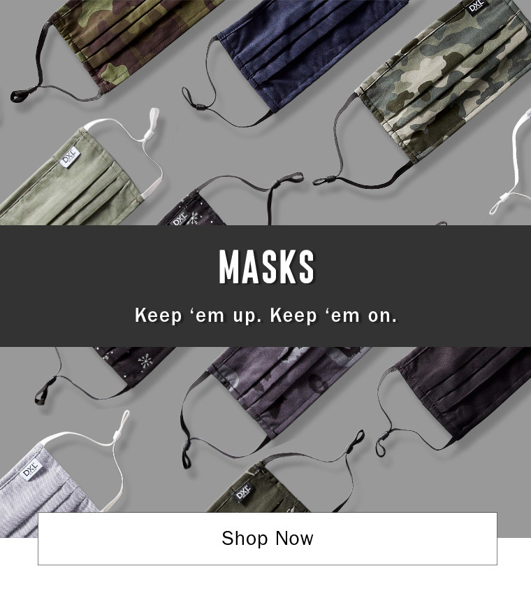 MASKS | KEEP ‘EM UP. KEEP ‘EM ON. | SHOP NOW