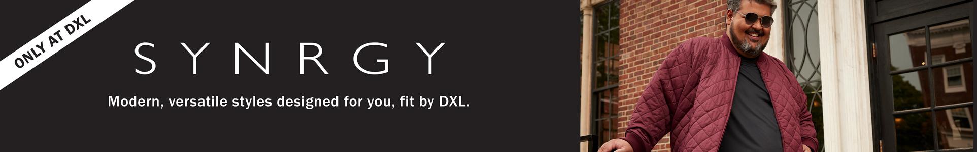SYNRGY | Modern, versatile styles designed for you, fit by DXL. | ONLY AT DXL