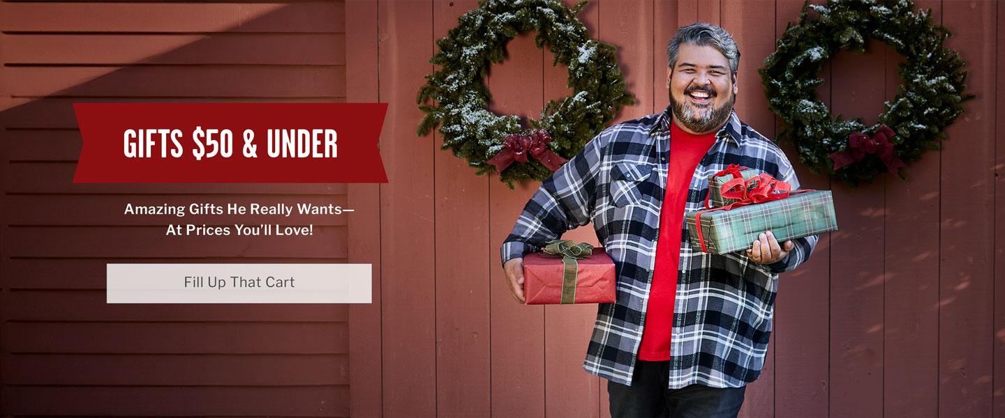 GIFTS $50 & UNDER | Amazing Gifts He Really Wants — At Prices You’ll Love! | Fill Up That Cart