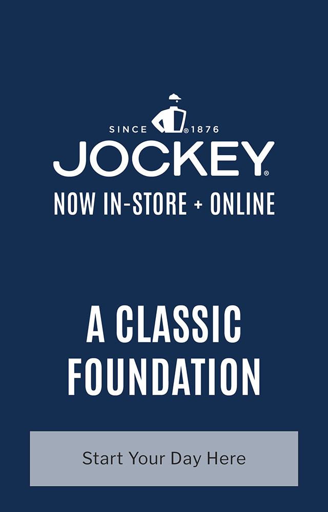 Shop Jockey Underwear and Undershirts - Now Available In Store and Online