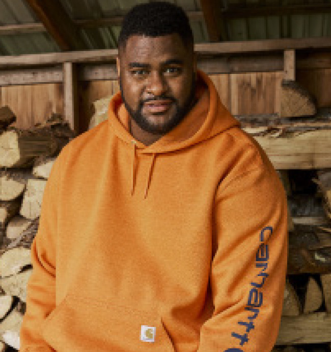 Carhartt big best sale and tall sweatshirts