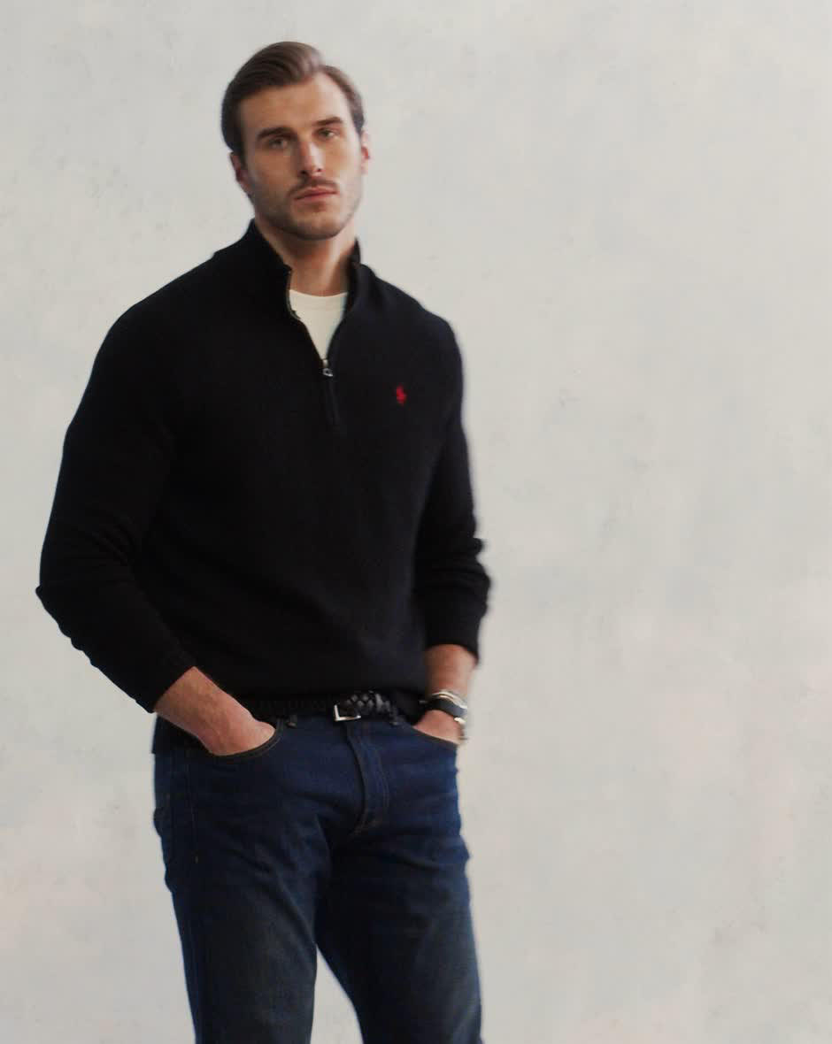 Big + Tall | Polo Ralph Lauren 1/4-Zip Sweater | DXL