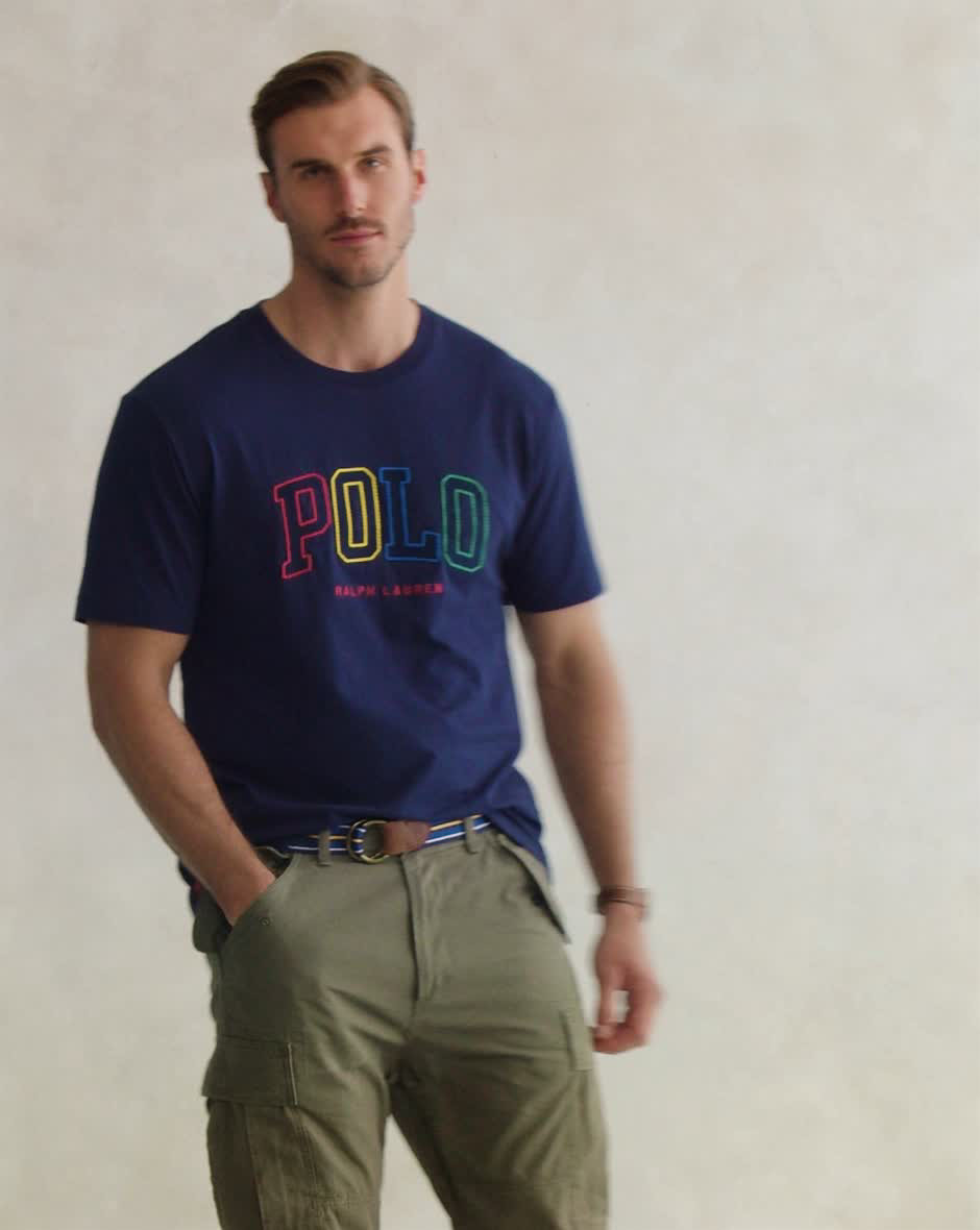 Big + Tall | Polo Ralph Lauren Multicolor Logo T-Shirt | DXL