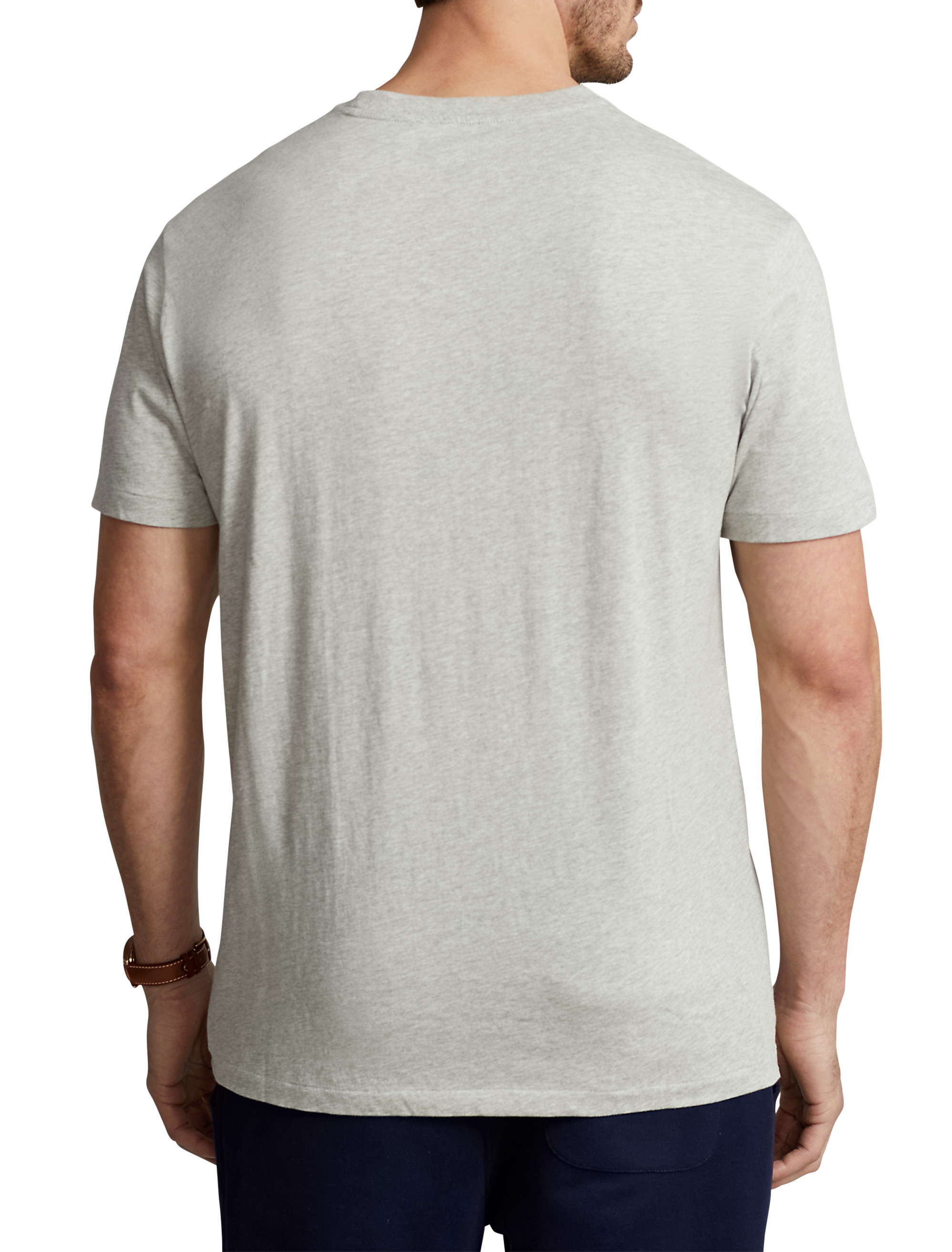 Classic Fit Jersey Crewneck Pocket Tee