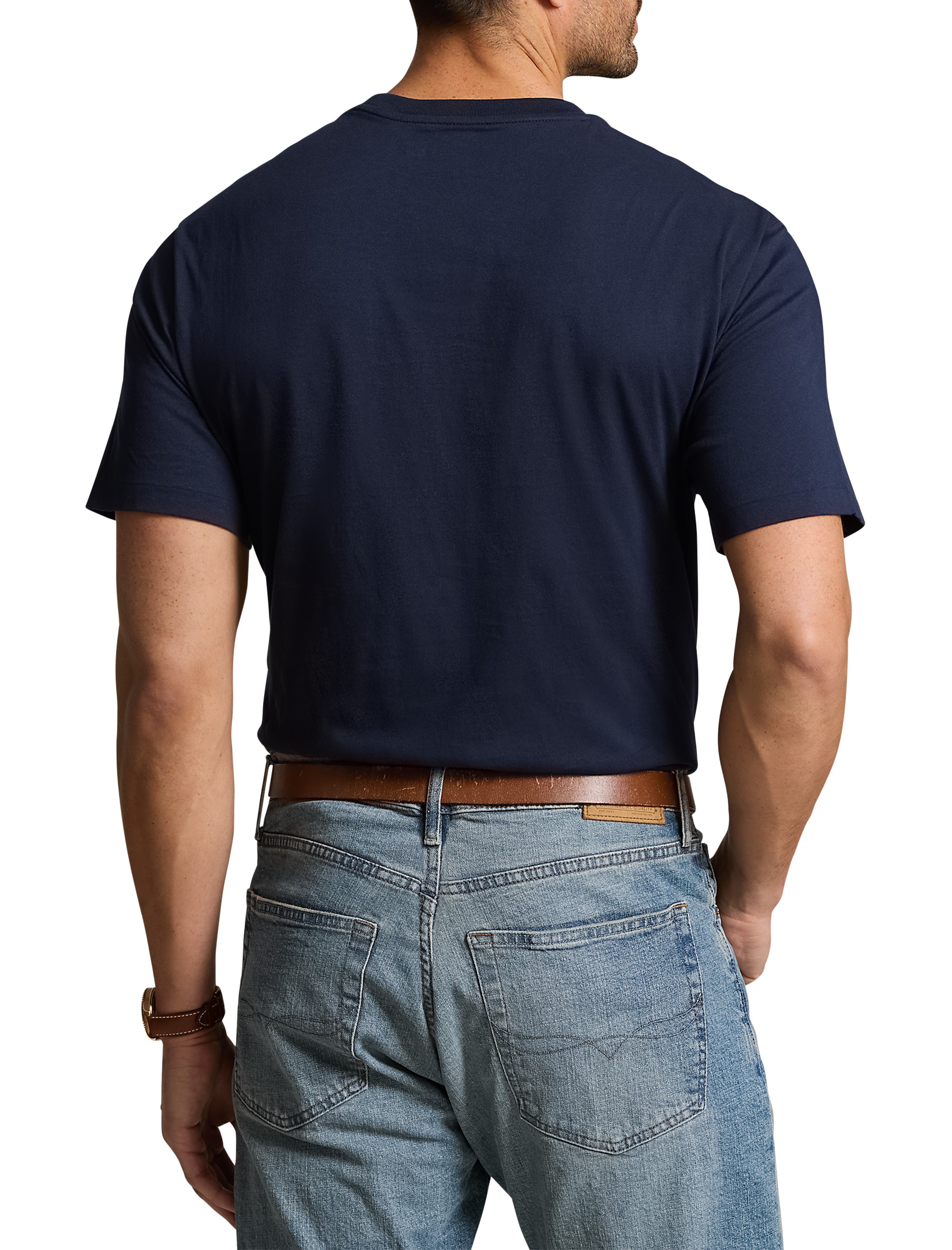 Classic Fit Jersey Crewneck Pocket Tee - thumbnail 2