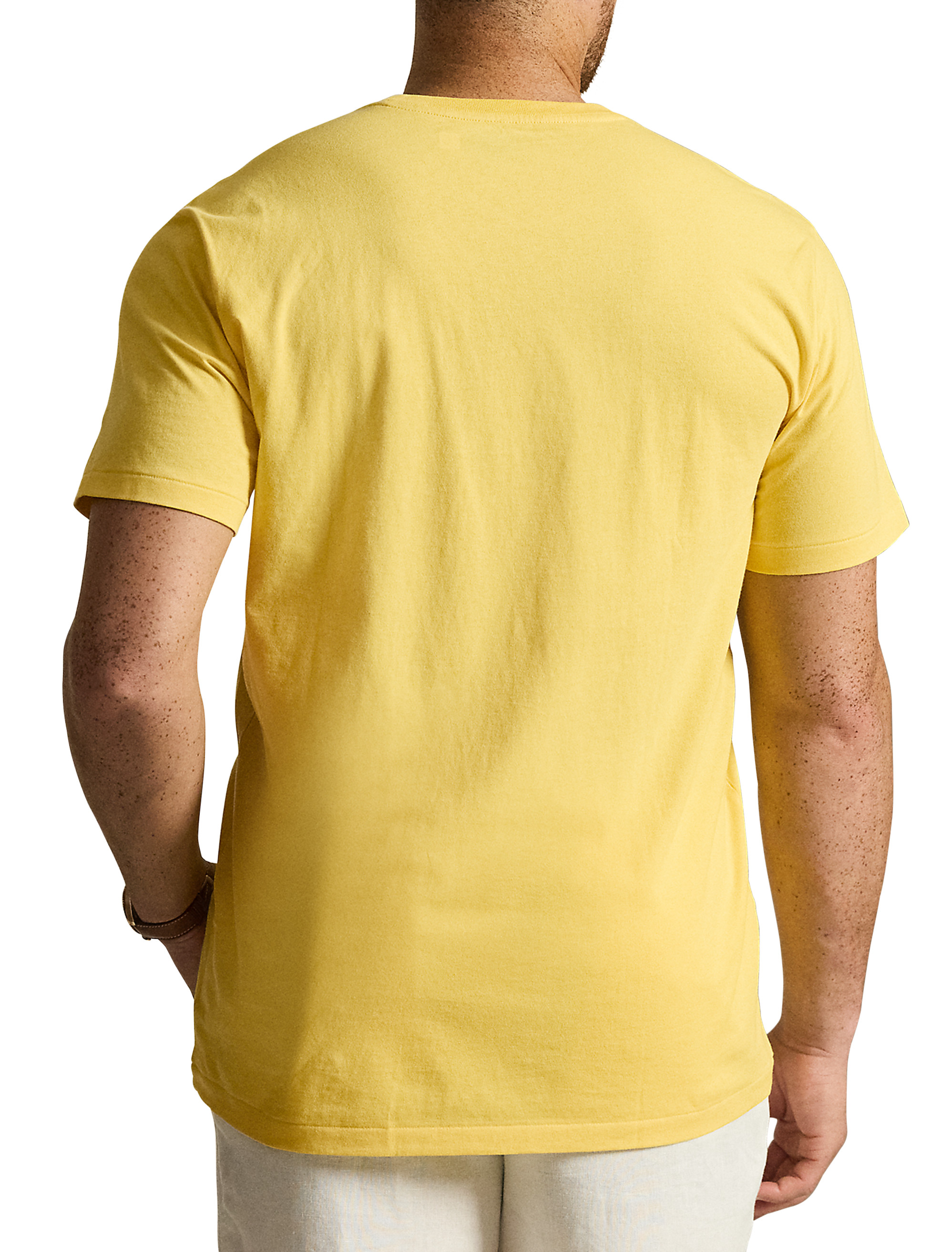 PRL POCKET TEE SNFSH YLLW