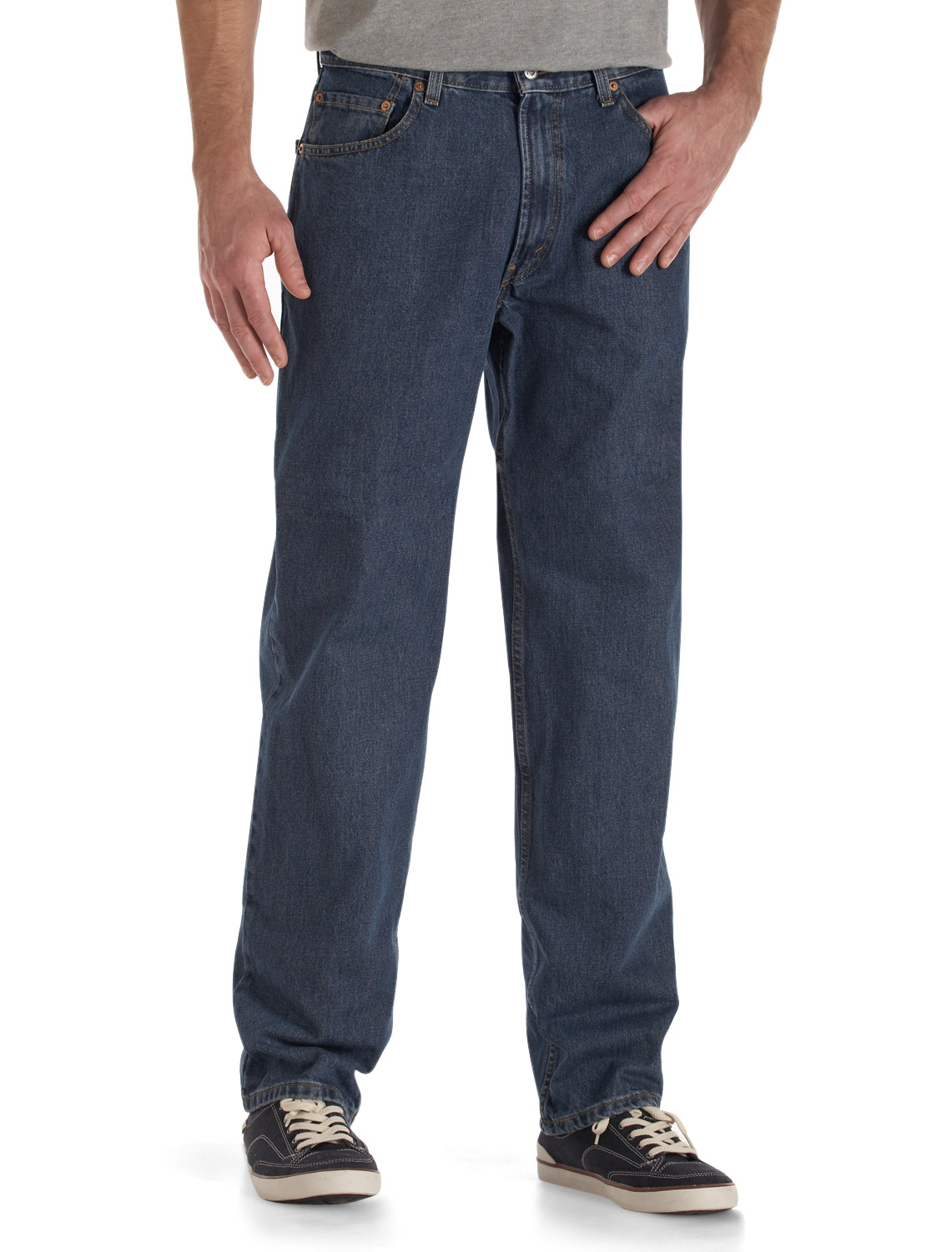 Big & Tall Men's Relaxed-Fit 550 Jeans - Dark - Size 44 x 36