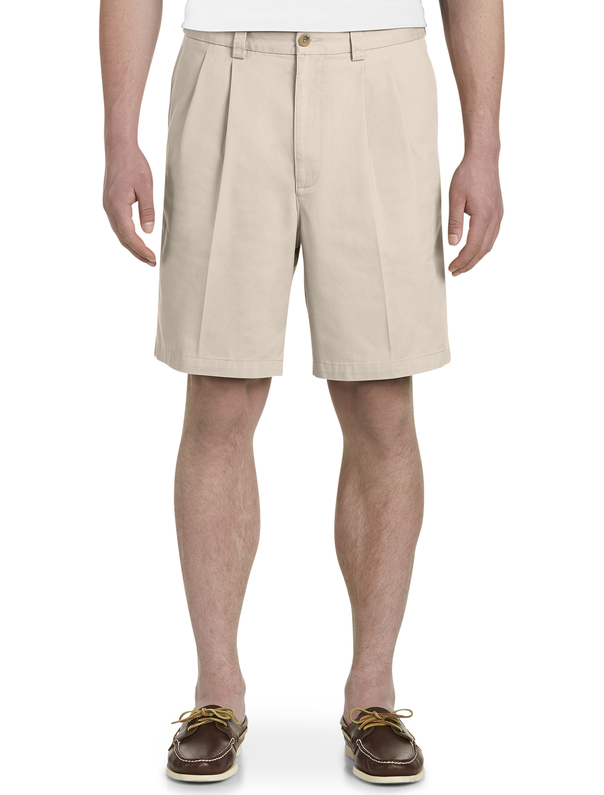 Harbor Bay Waist-Relaxer Pleated Shorts 