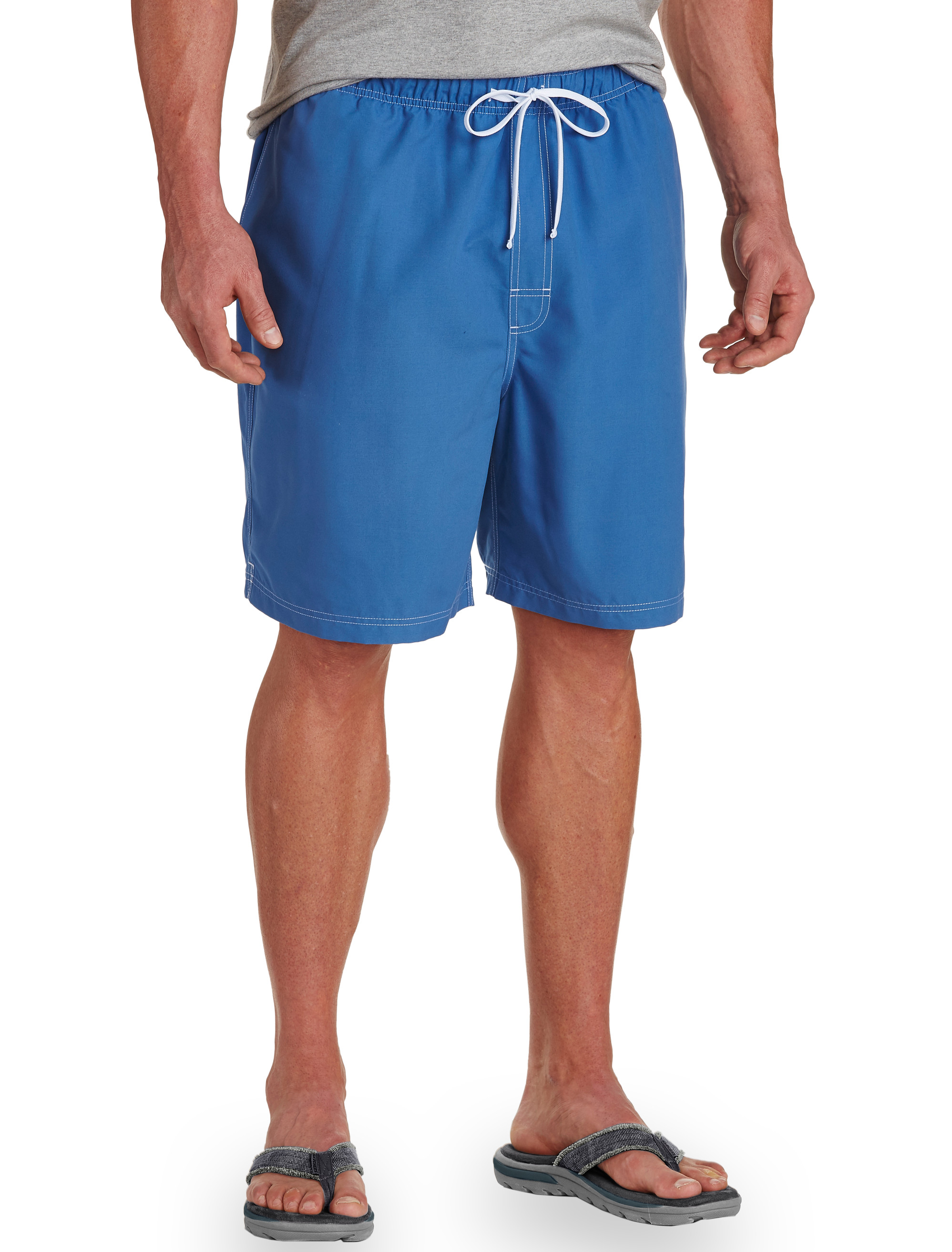 Big and tall on sale white swim trunks