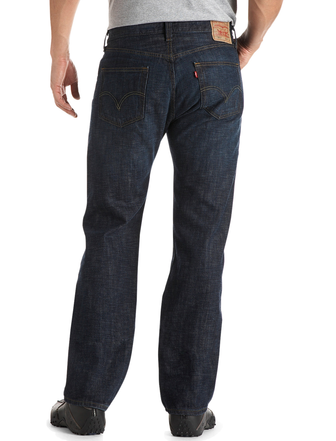 Levi's Men's 501 Original Fit Jean, Blacklist/Stretch, 28 30