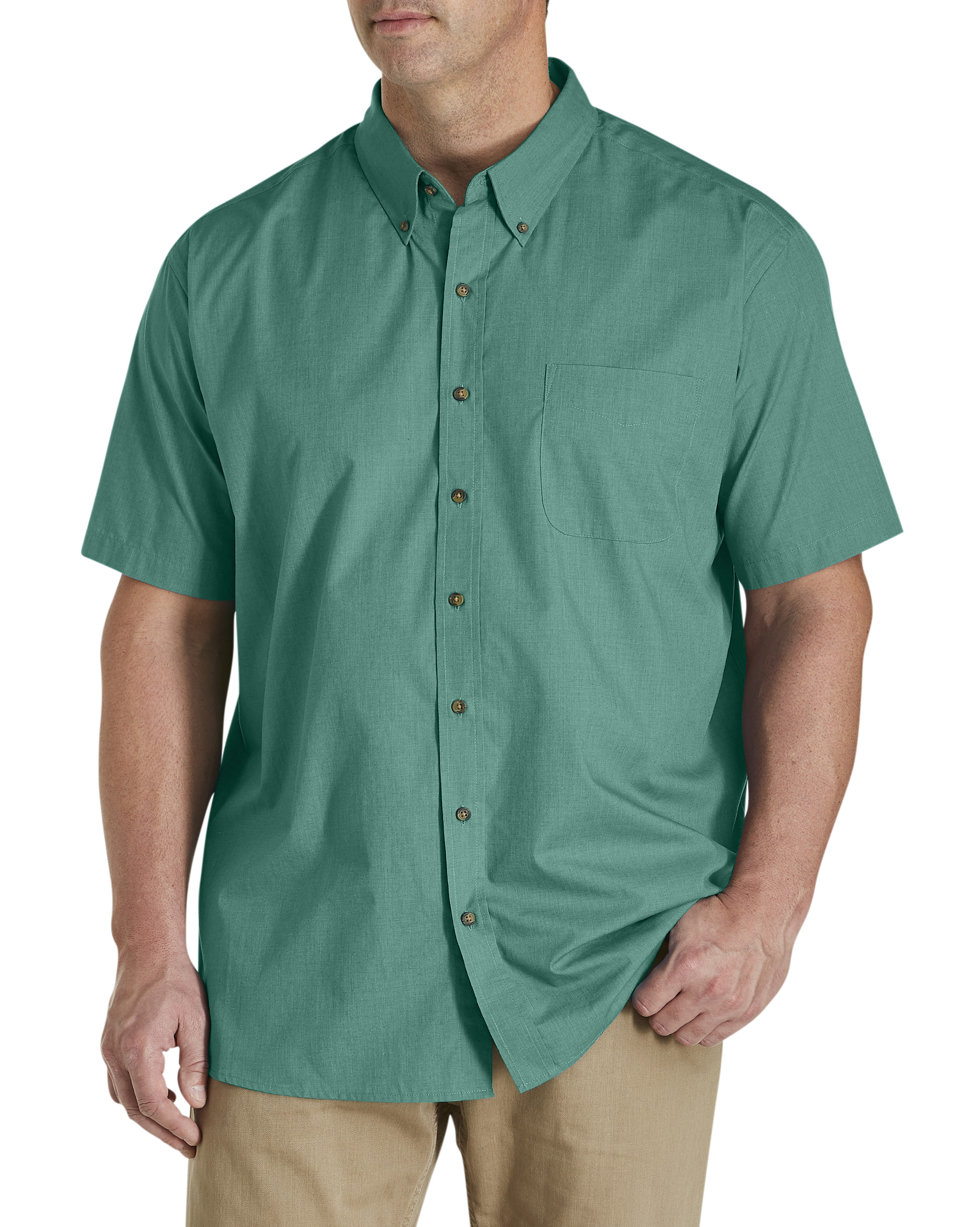 Big + Tall, Harbor Bay Shapewear Crewneck T-Shirt