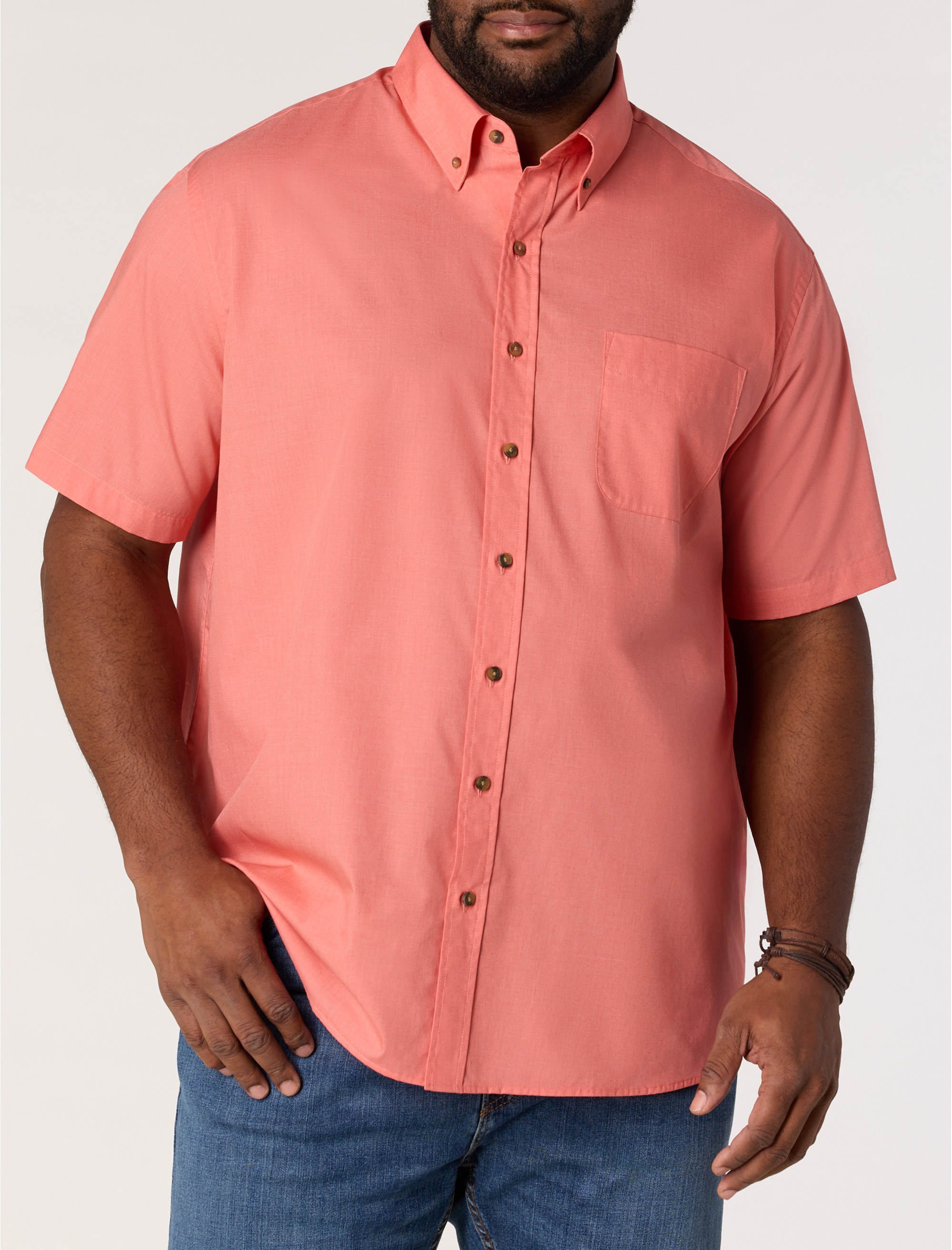 Easy-Care Solid Sport Shirt - thumbnail 7