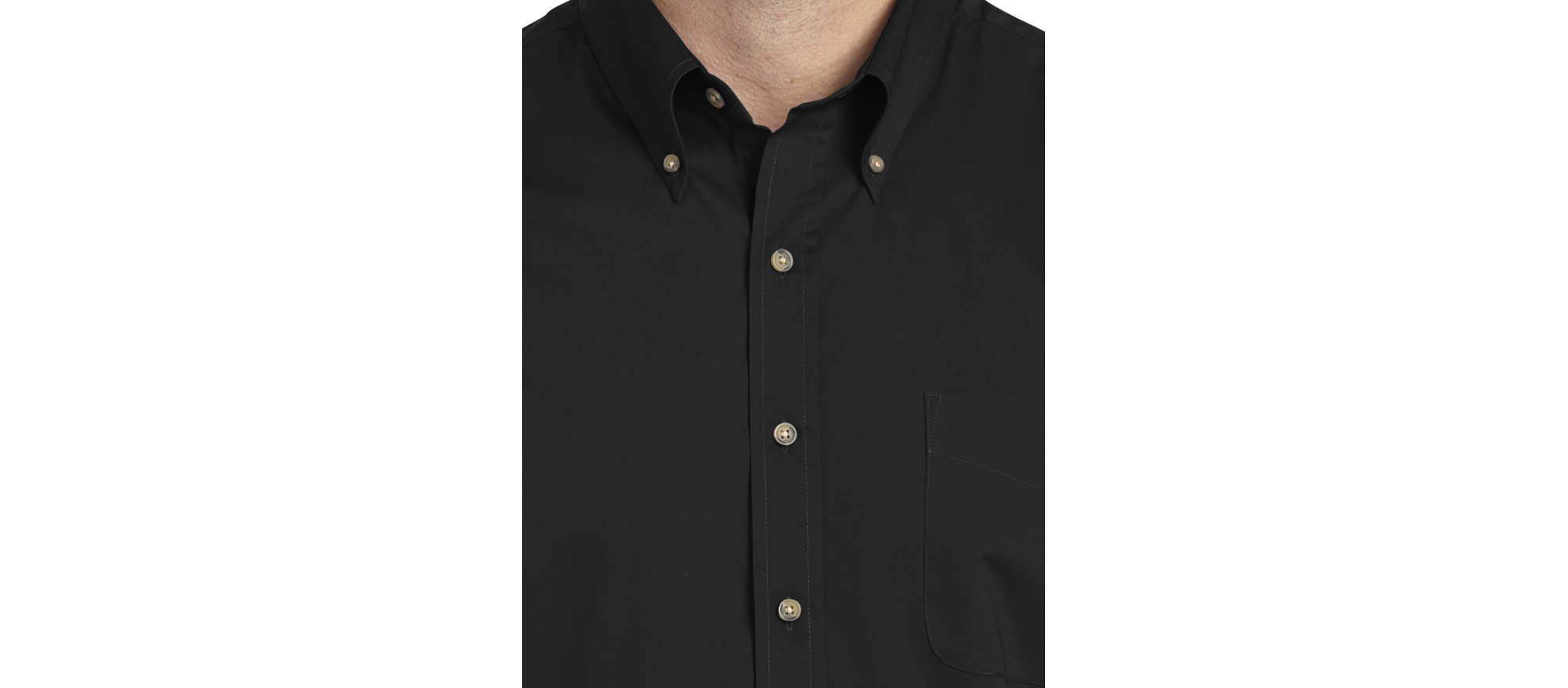 Easy-Care Solid Sport Shirt - thumbnail 2