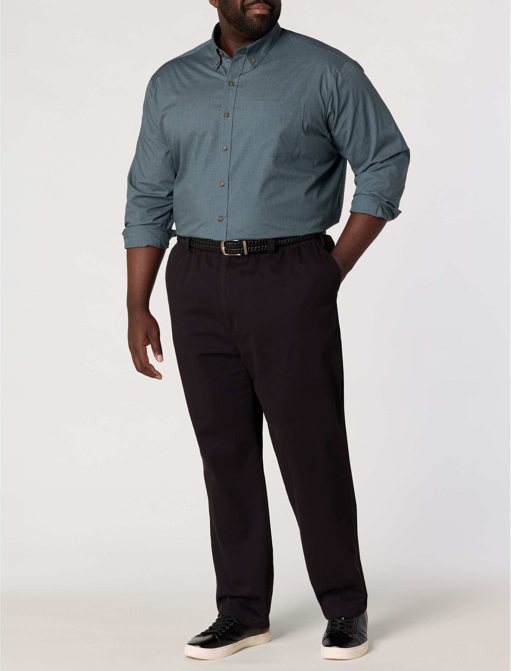 Easy-Care Solid Sport Shirt - thumbnail 6