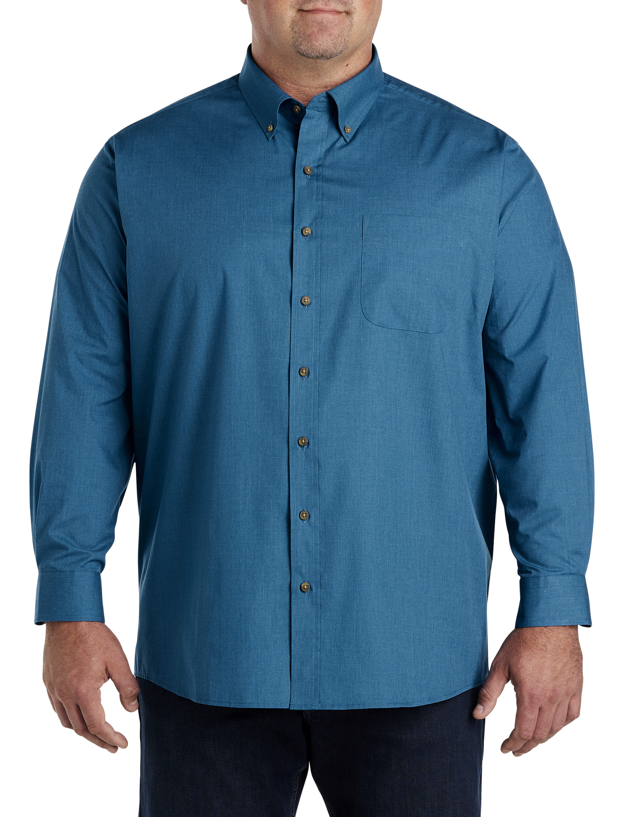 Men's Light Blue Dress Shirts | DXL