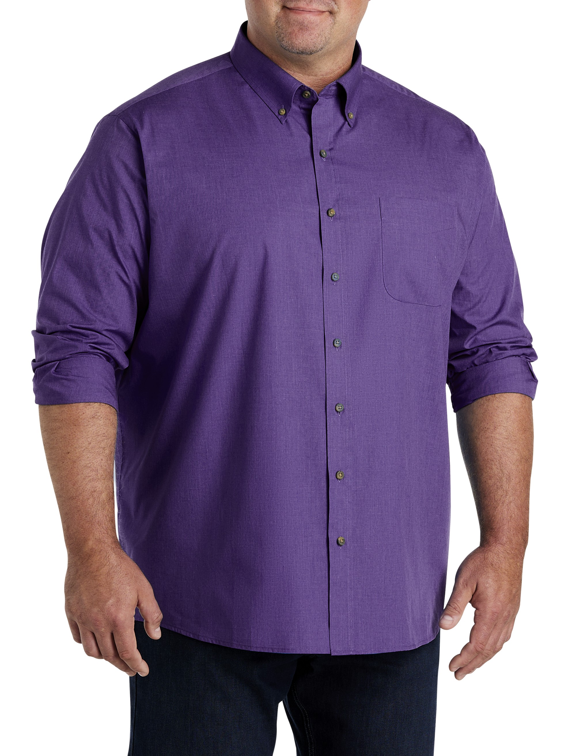 Easy-Care Solid Sport Shirt - thumbnail 9
