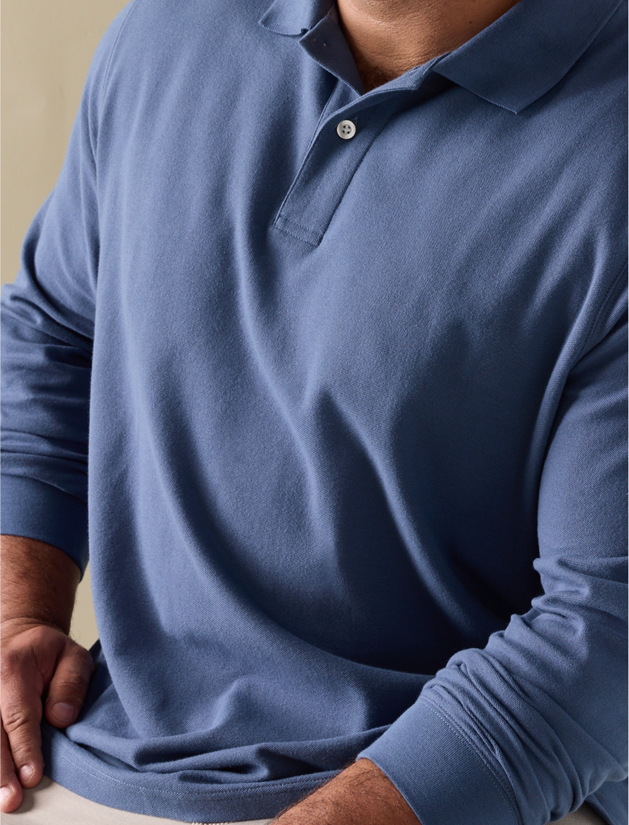 Honeycomb Piqué Polo Shirt - thumbnail 4