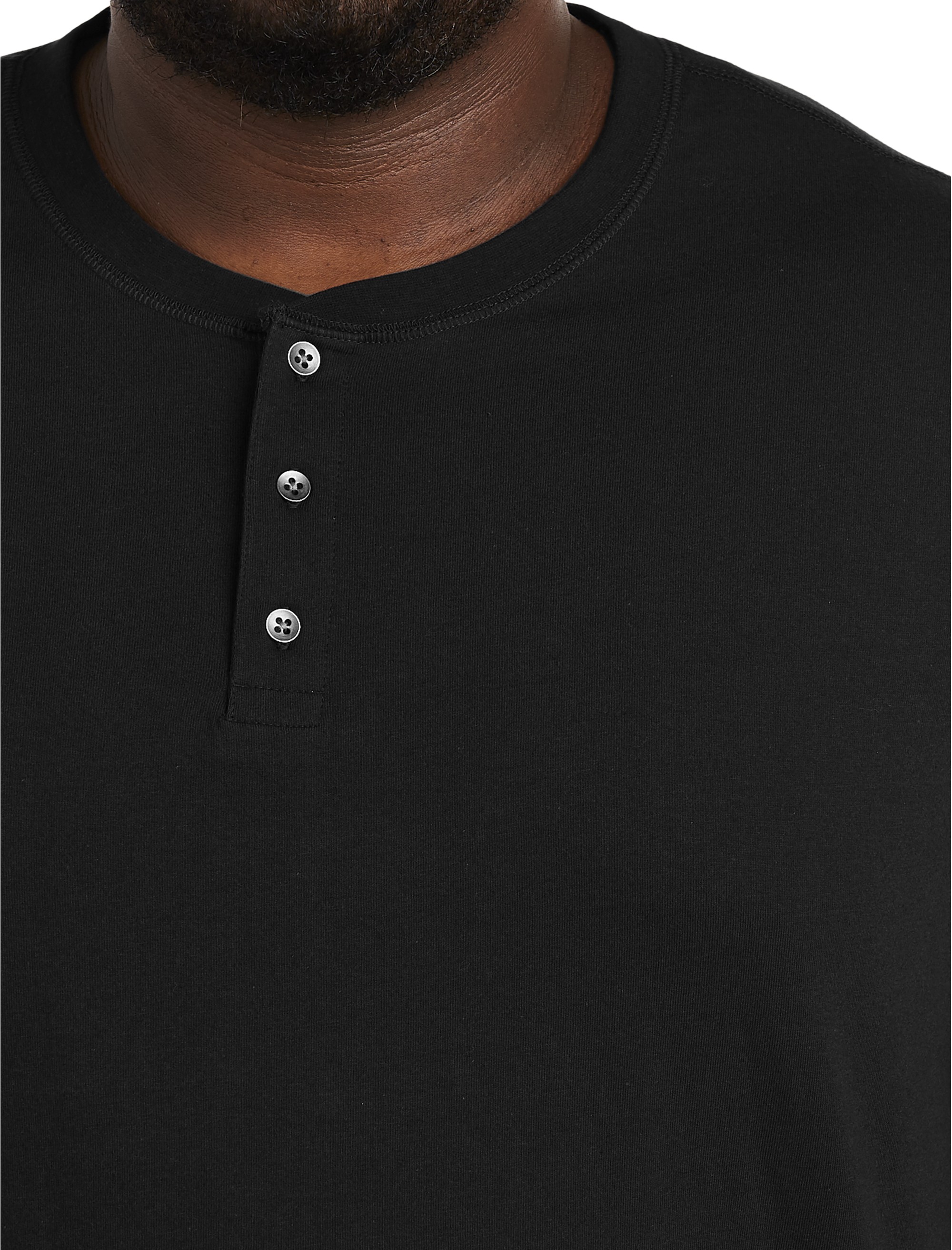 Wicking Long-Sleeve Henley Shirt - thumbnail 2