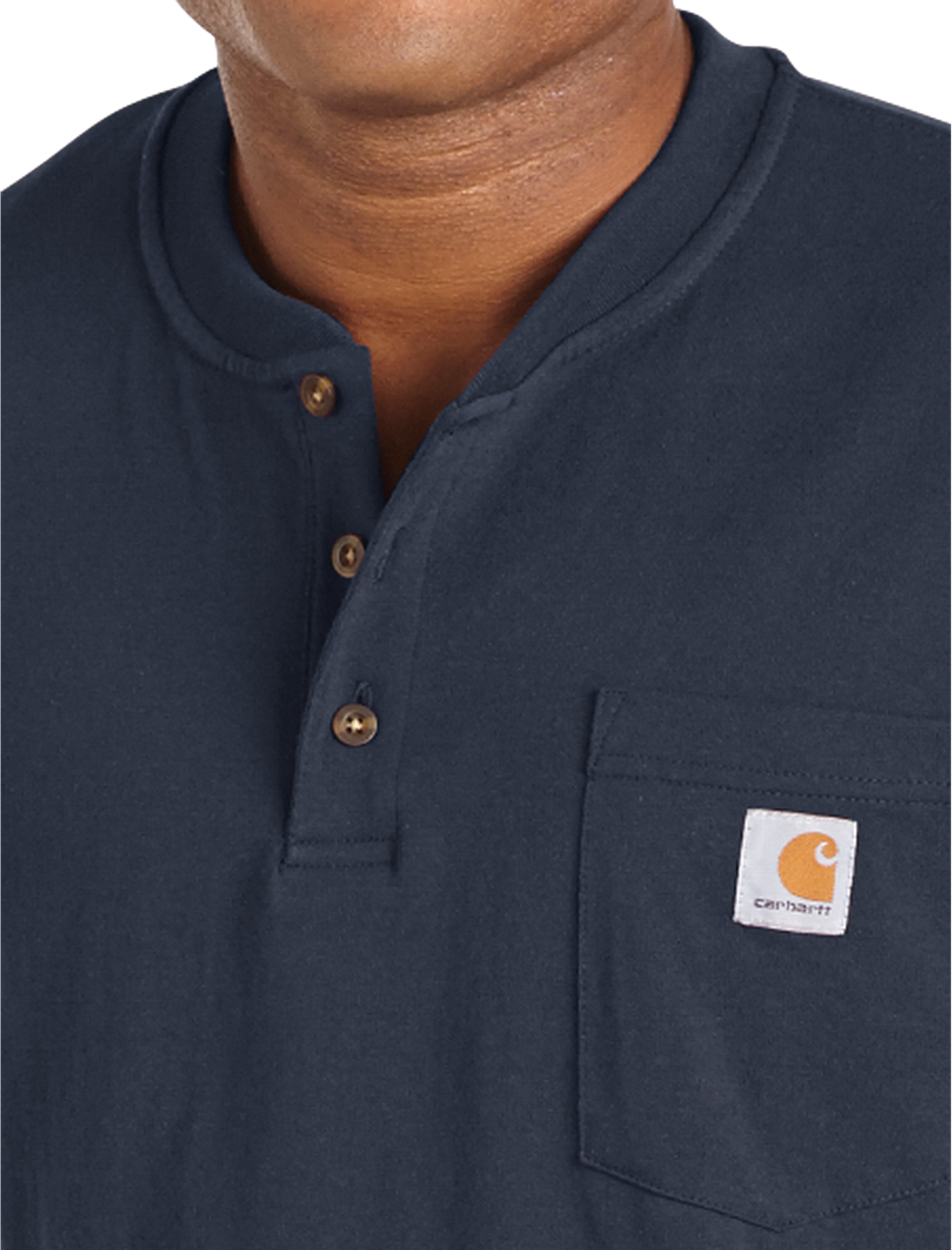 Long-Sleeve Workwear Henley Shirt - thumbnail 4