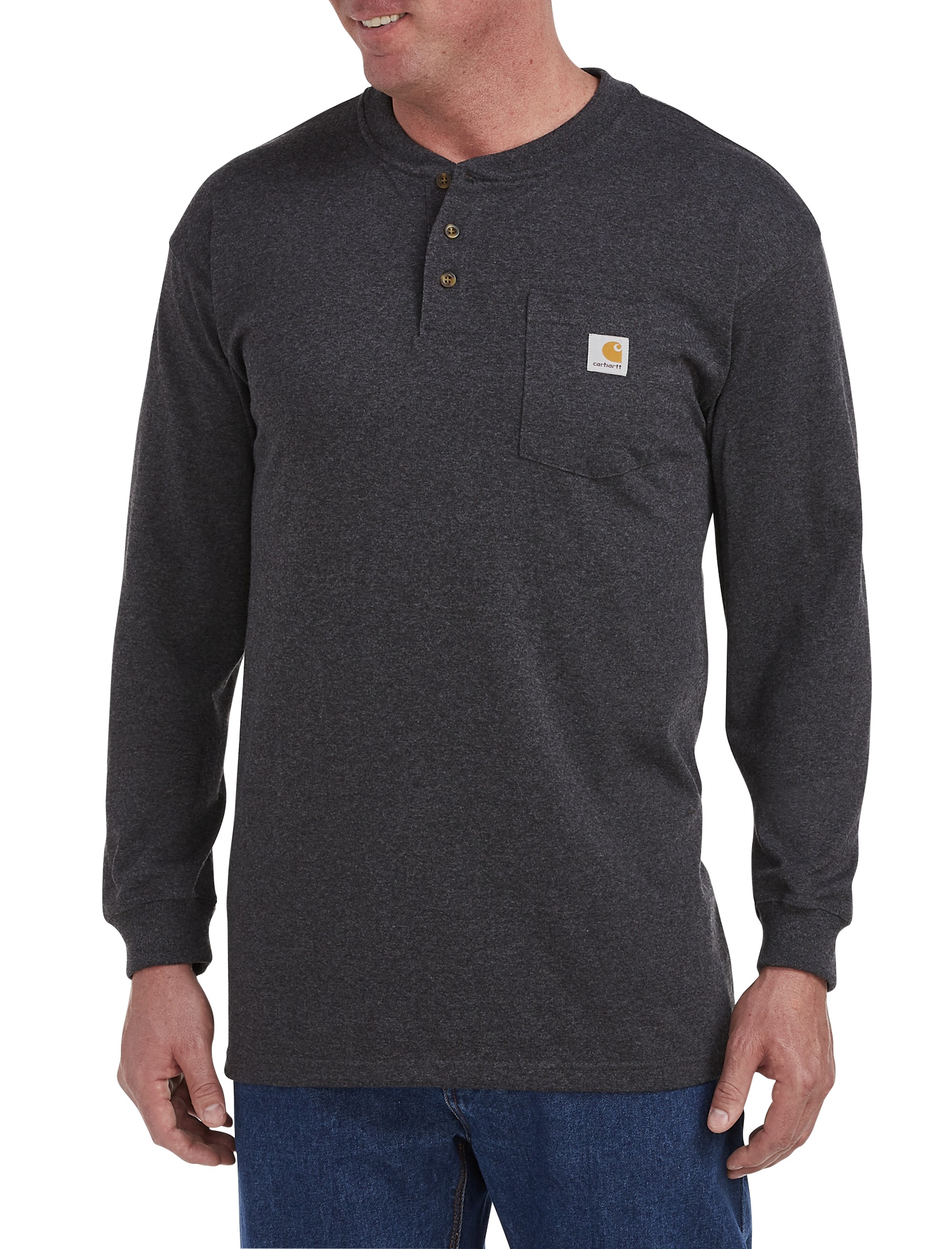 Long-Sleeve Workwear Henley Shirt - thumbnail 5