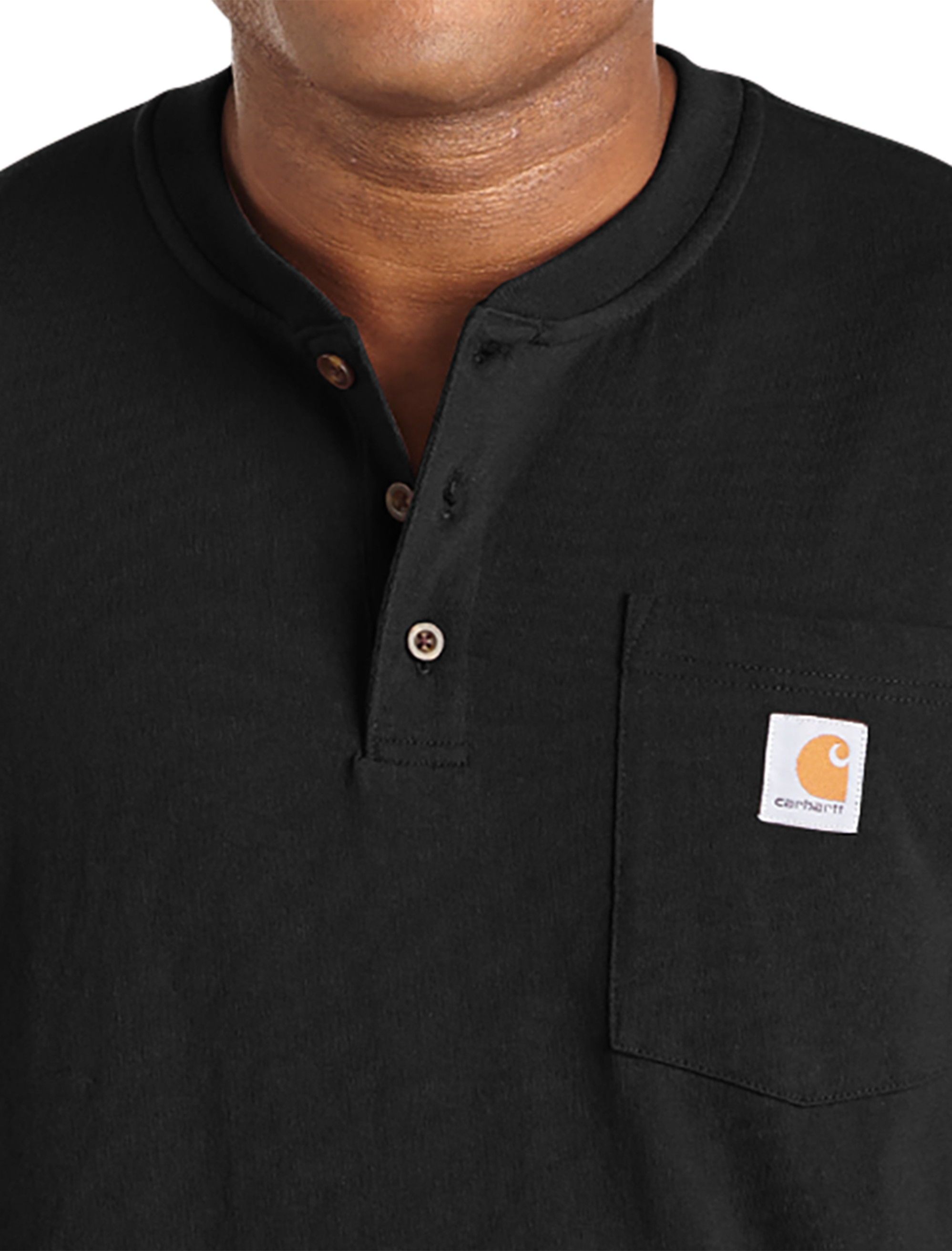 Big + Tall | Carhartt Workwear Short-Sleeve Henley Shirt | DXL