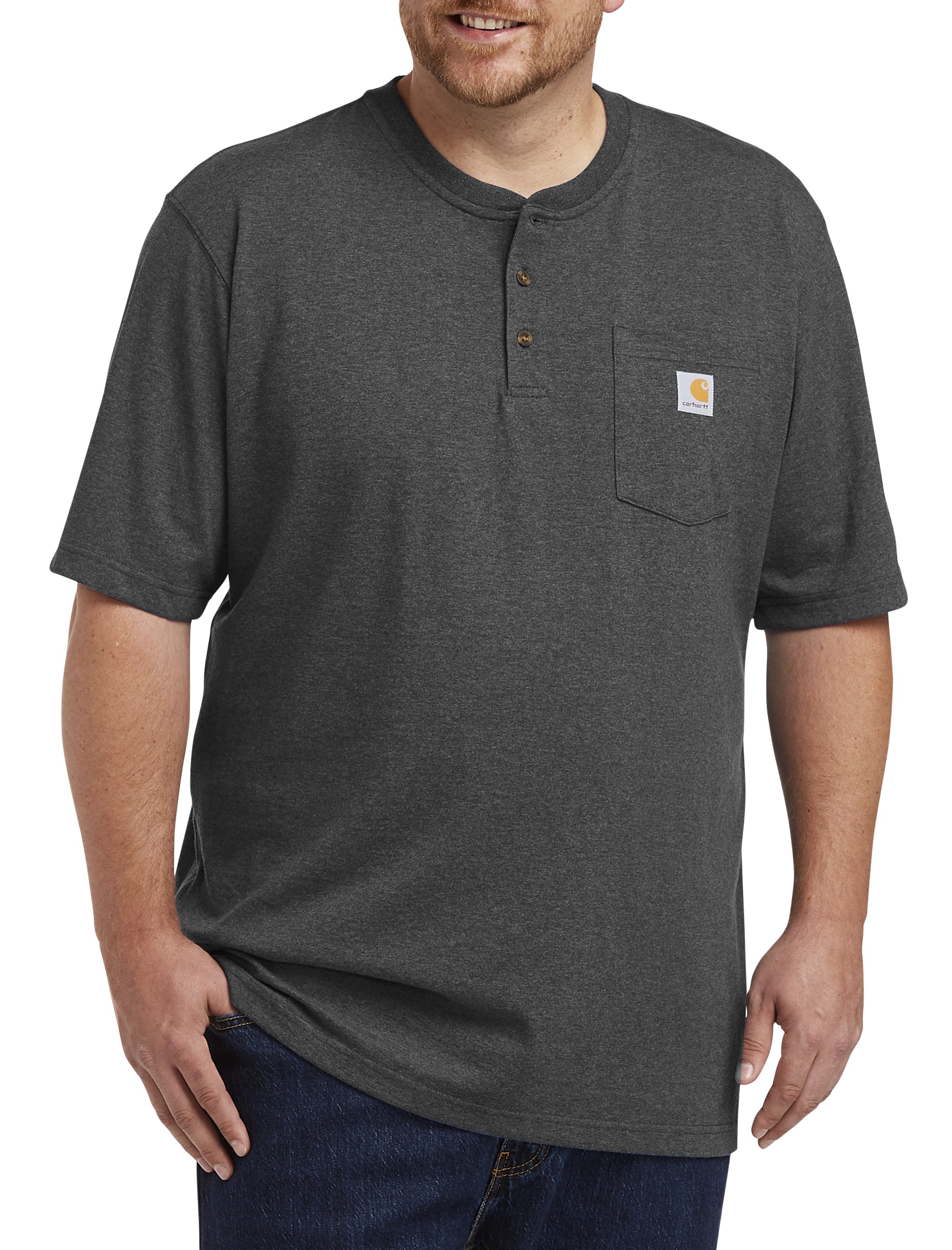 Workwear Short-Sleeve Henley Shirt - thumbnail 5