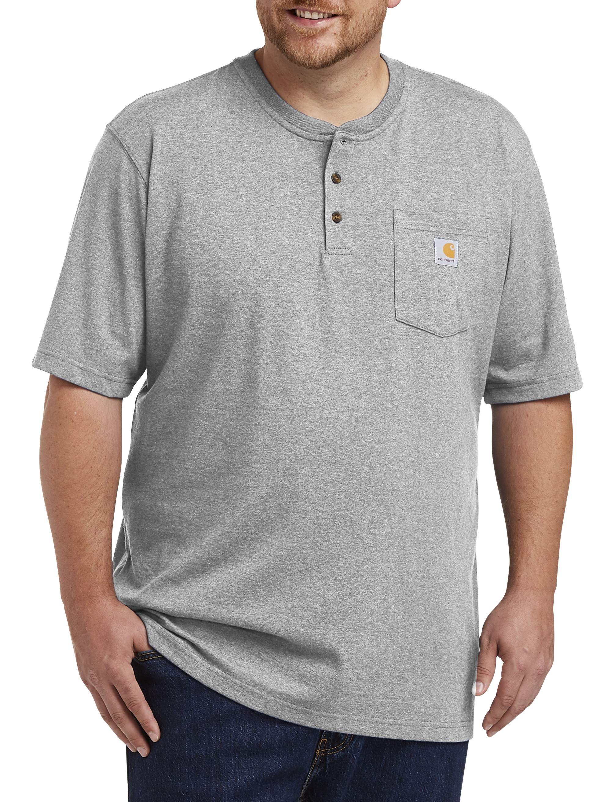 Workwear Short-Sleeve Henley Shirt - thumbnail 4