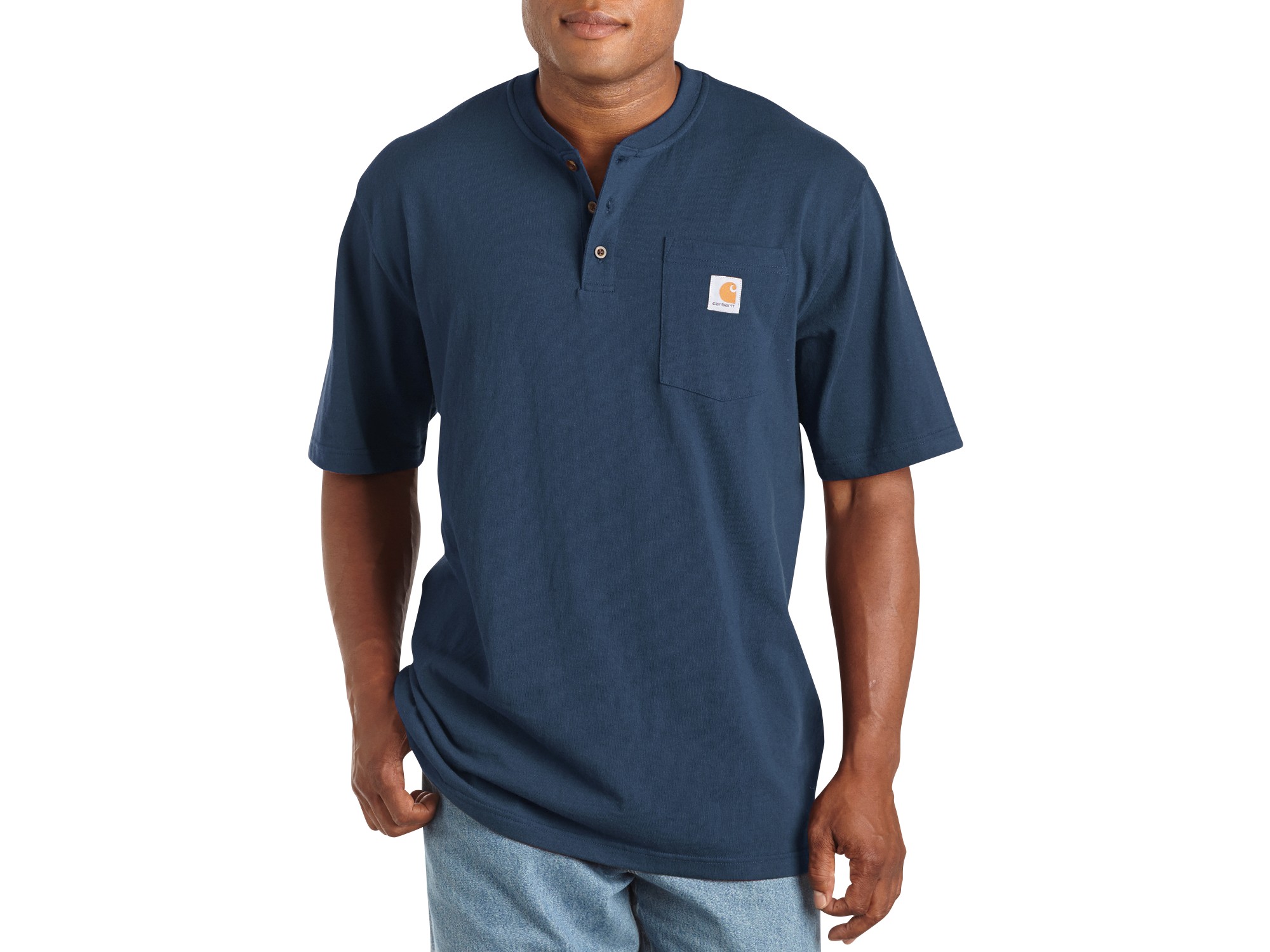Workwear Short-Sleeve Henley Shirt - thumbnail 3