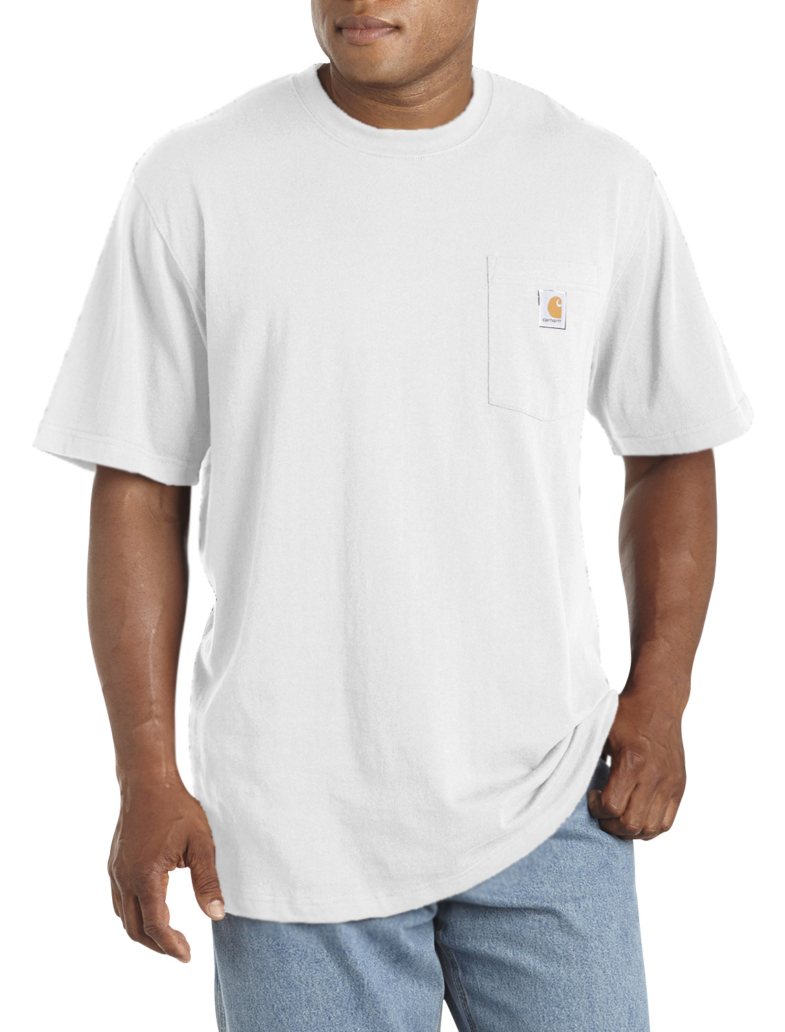 Big & Tall Men's Workwear Pocket Tee - White - Size 3XLT