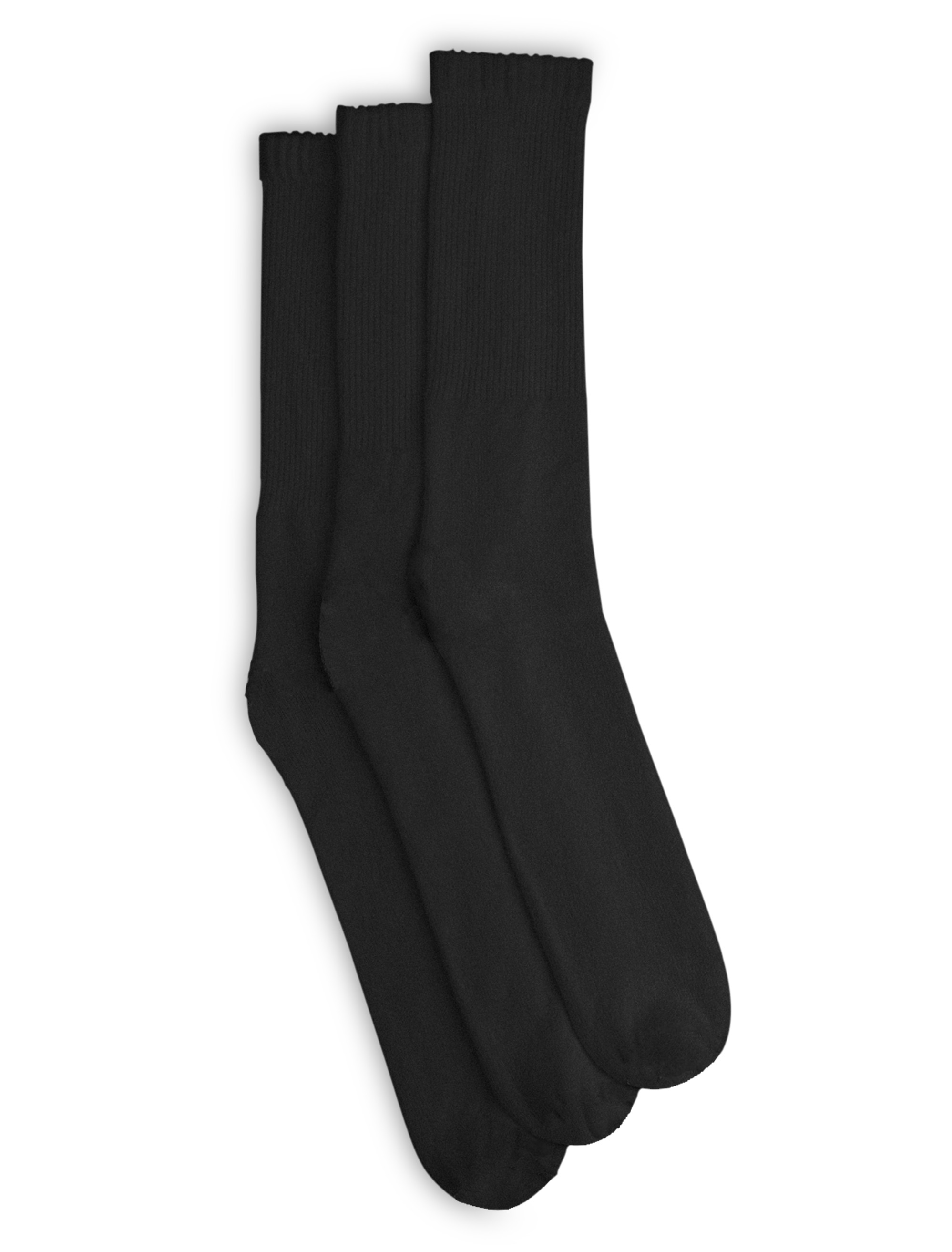 Harbor Bay 3-pk Continuous Comfort Crew Socks
