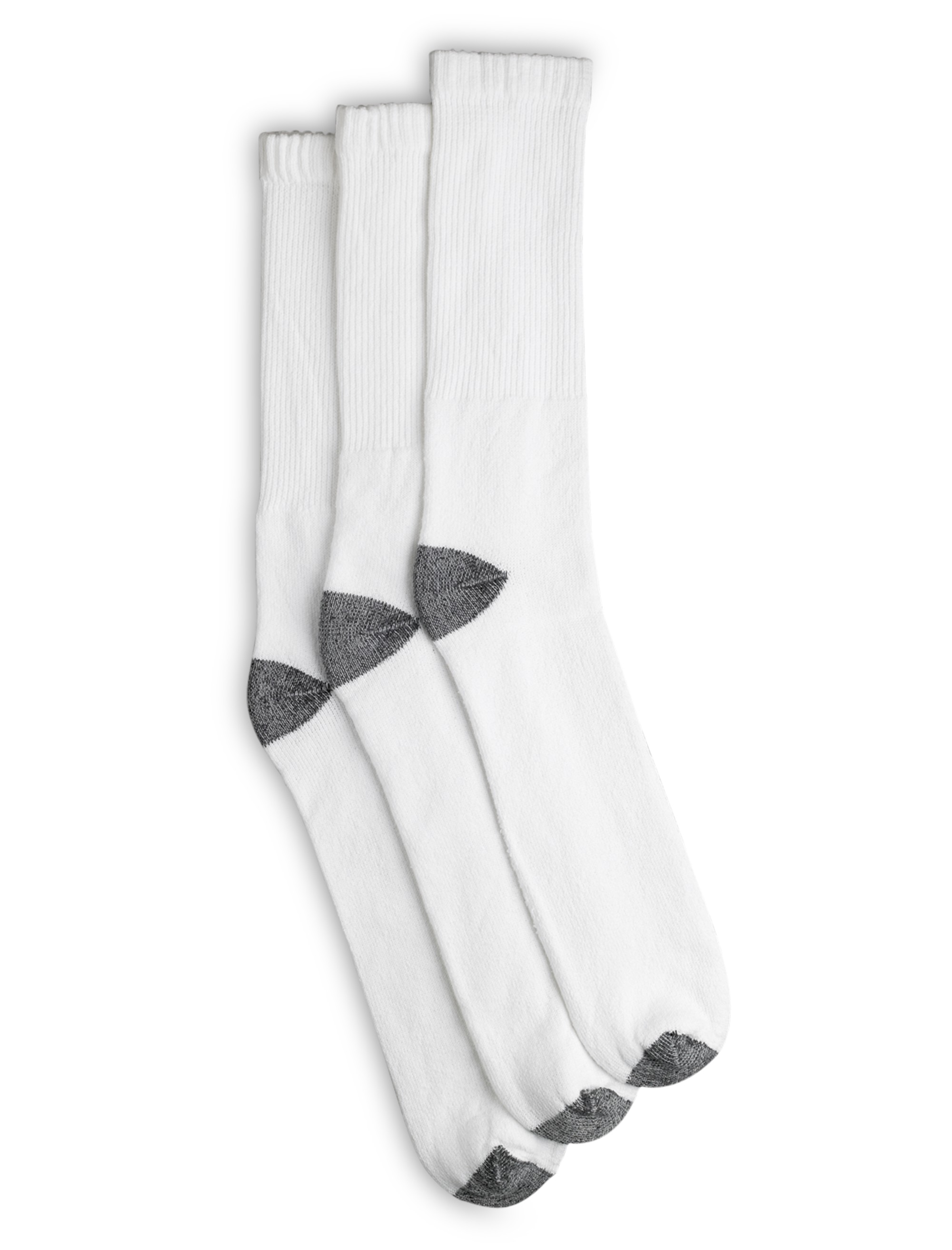 Harbor Bay 3-pk Continuous Comfort Crew Socks