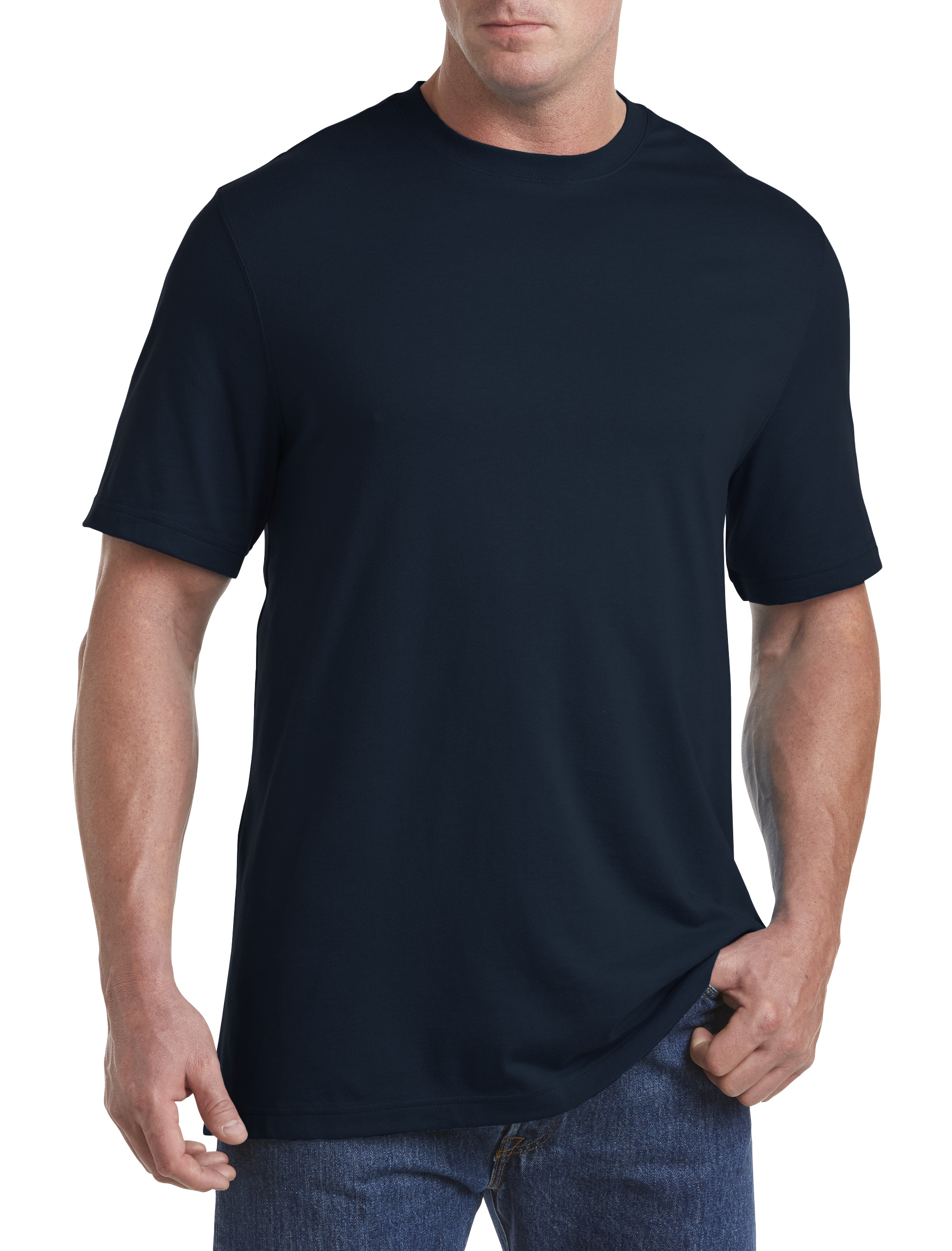 Big + Tall | Harbor Bay Wicking Jersey No-Pocket T-Shirt | DXL