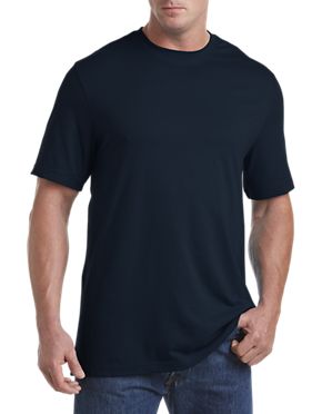 Essentials Mens Big & Tall Performance Cotton Short-Sleeve T-Shirt fit by DXL