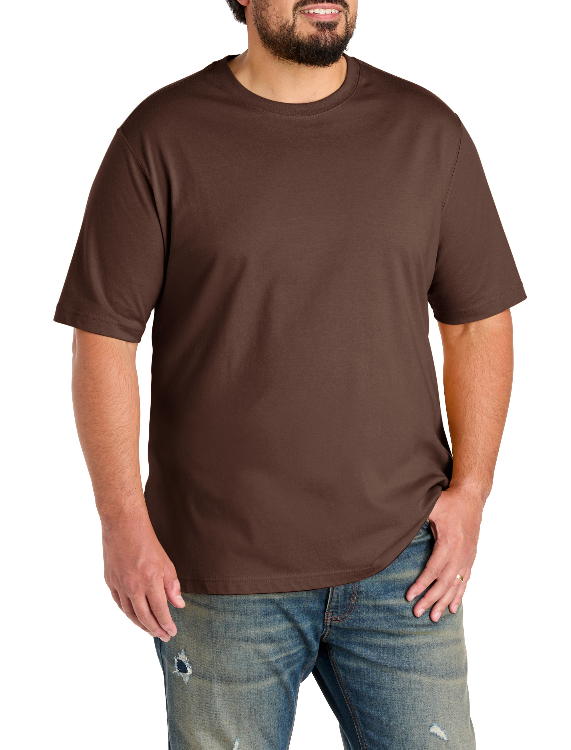 Big + Tall | Harbor Bay Moisture-Wicking Jersey T-Shirt | DXL