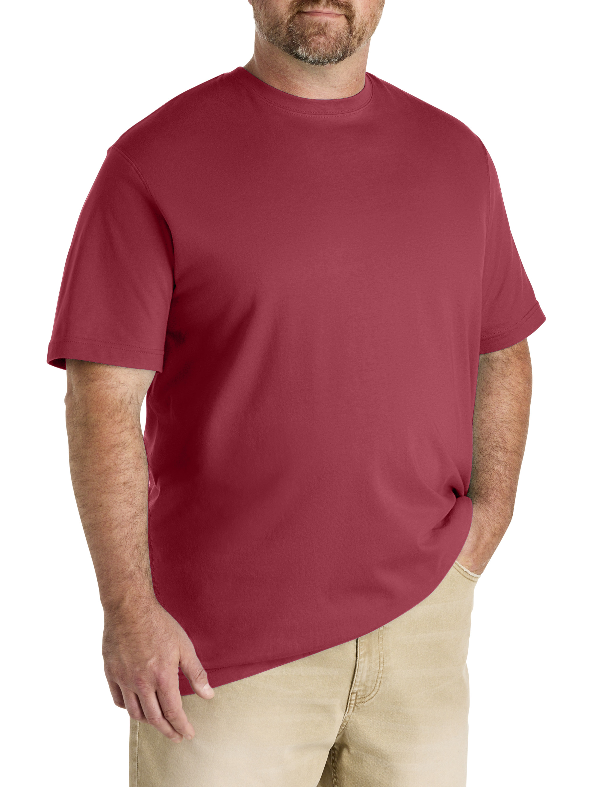 Big + Tall | Harbor Bay Moisture-Wicking Jersey T-Shirt | DXL