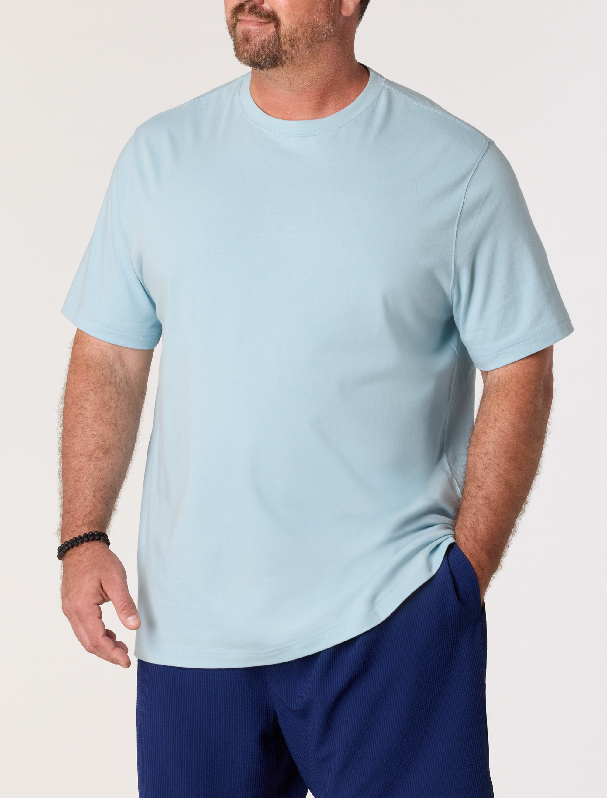 Big + Tall | Harbor Bay Moisture-Wicking Jersey T-Shirt | DXL