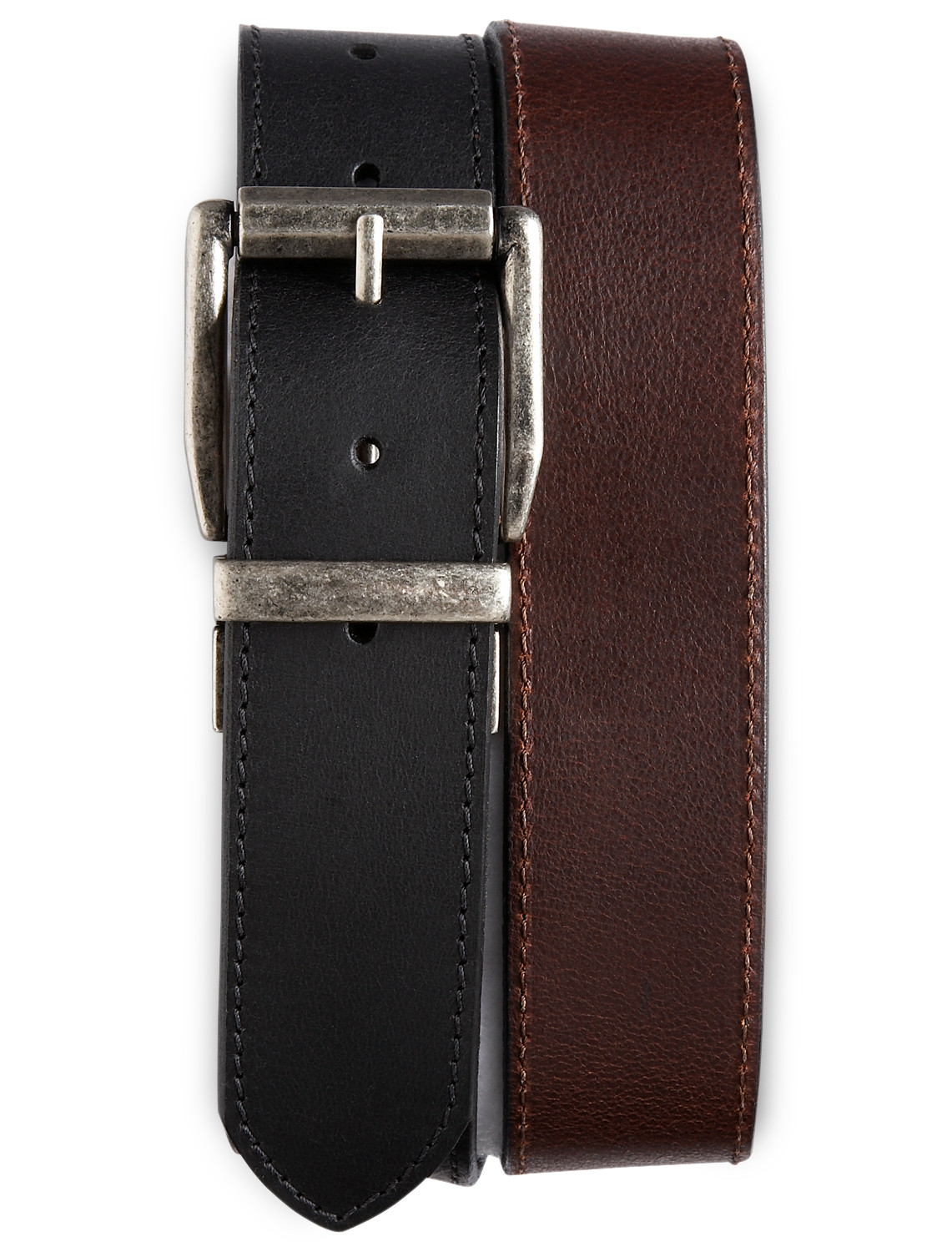 Reversible Leather Jeans Belt