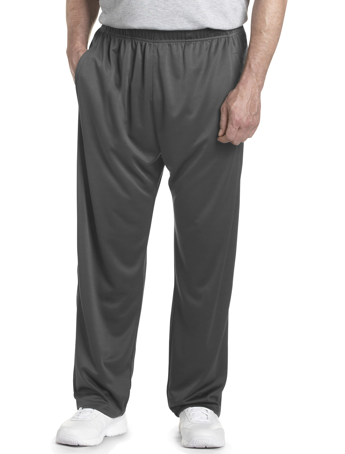 reebok men's mesh knit pants