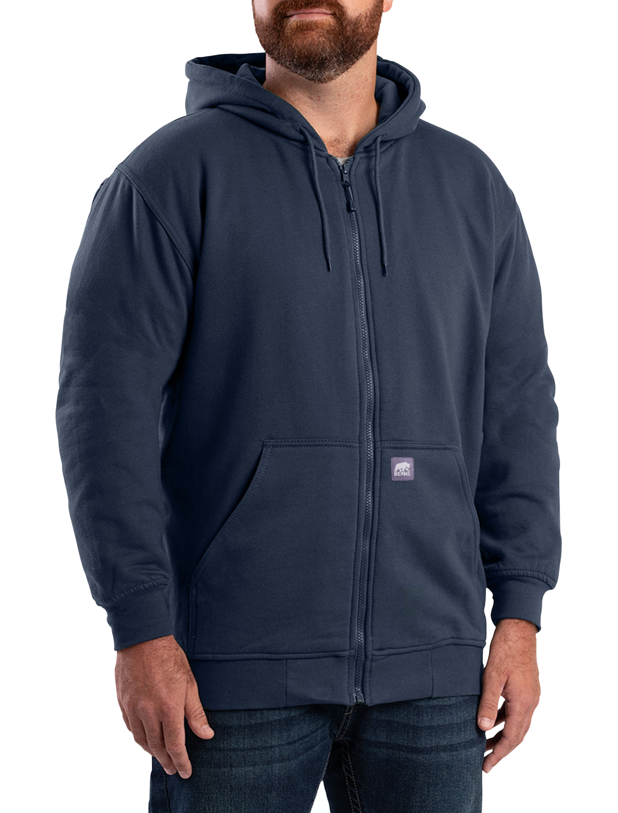 Big + Tall | Berne Original Hooded Thermal-Lined Sweatshirt | DXL