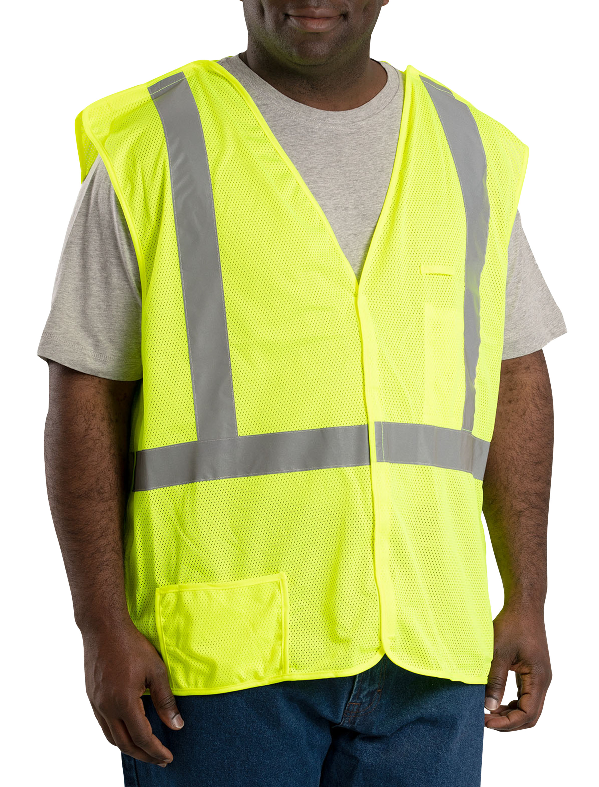 Big and Tall Berne Hi Visibility Easy Off Vest DXL Men s