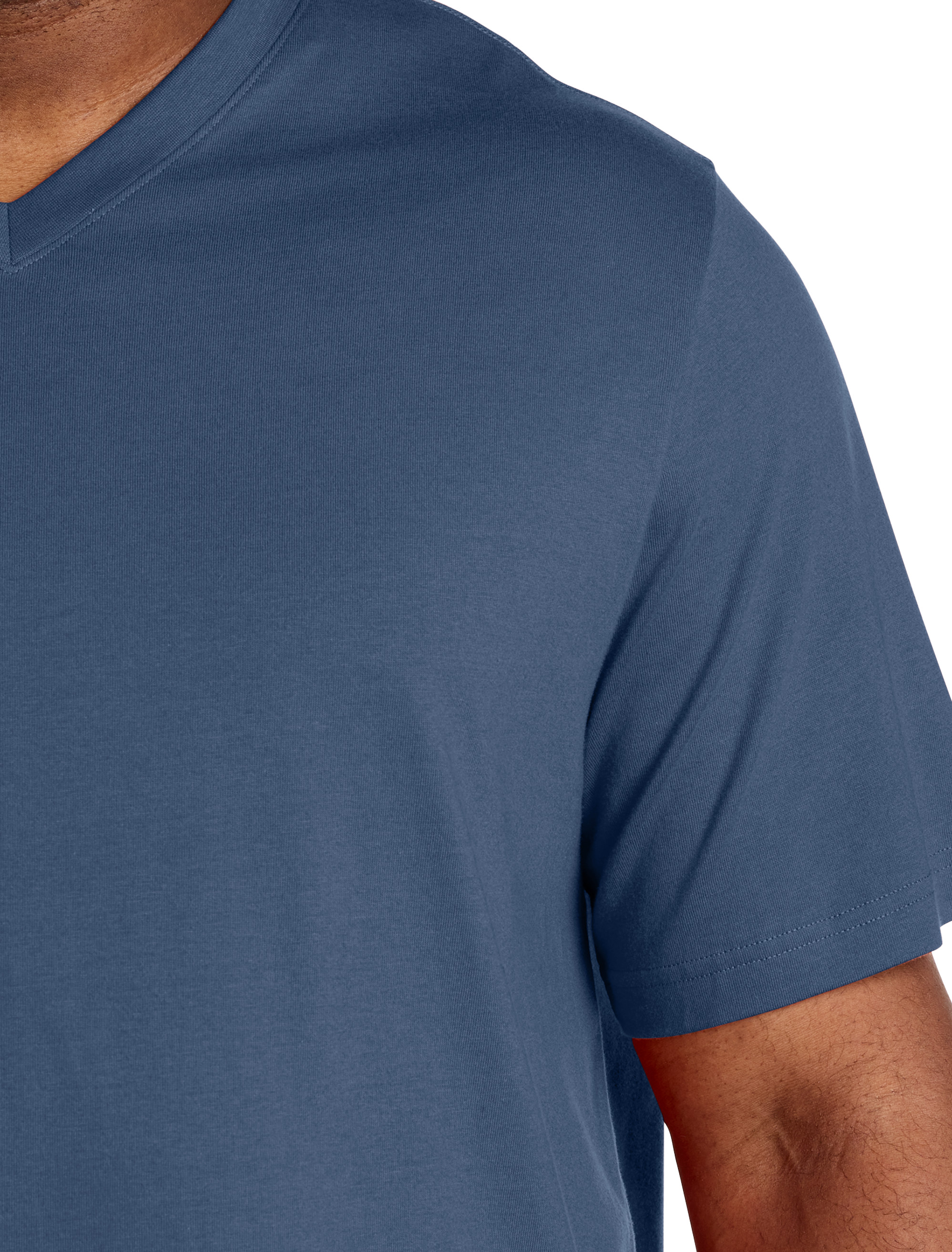 Big + Tall | Harbor Bay Moisture-Wicking Jersey V-Neck T-Shirt | DXL