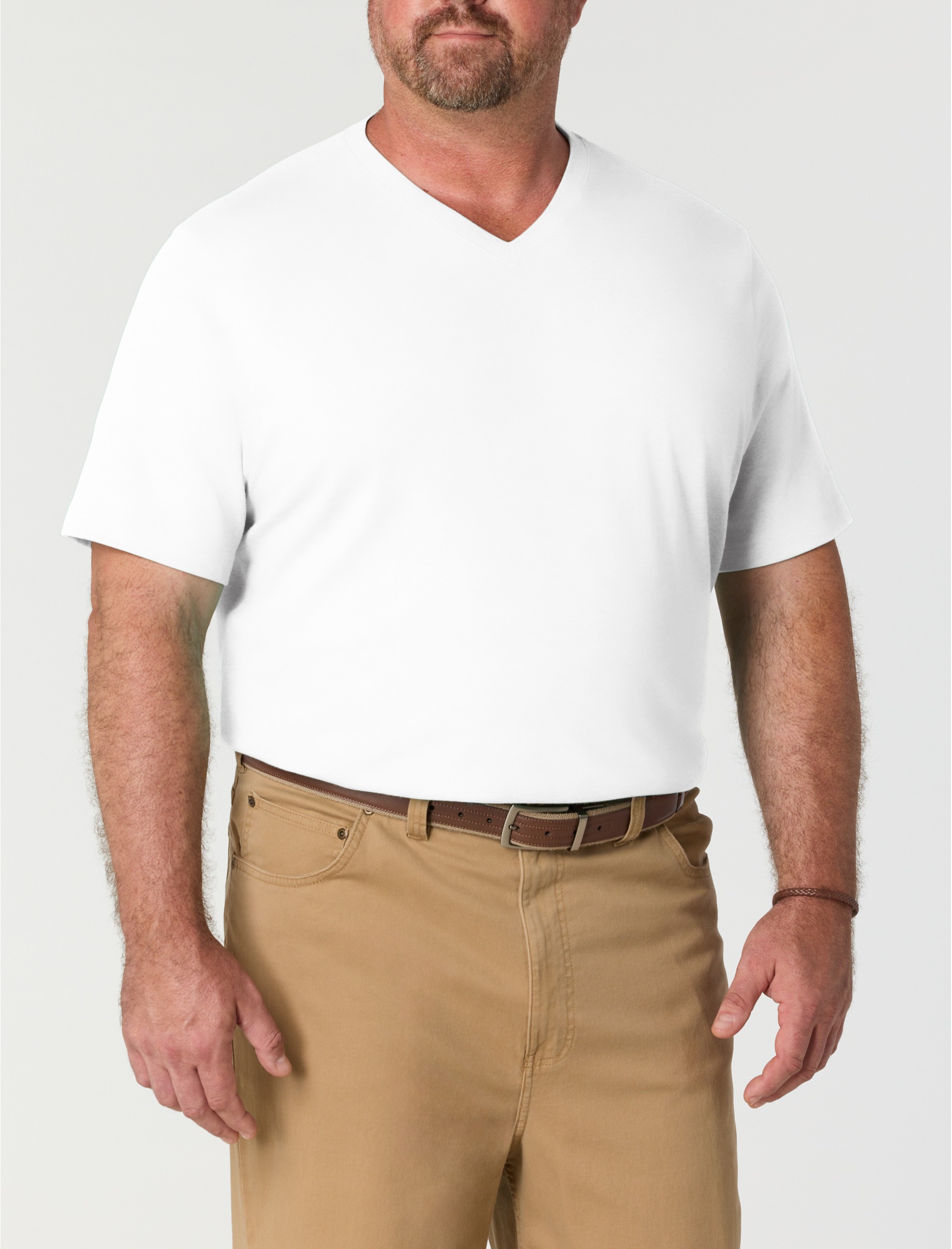 Moisture-Wicking Jersey V-Neck T-Shirt - thumbnail 8