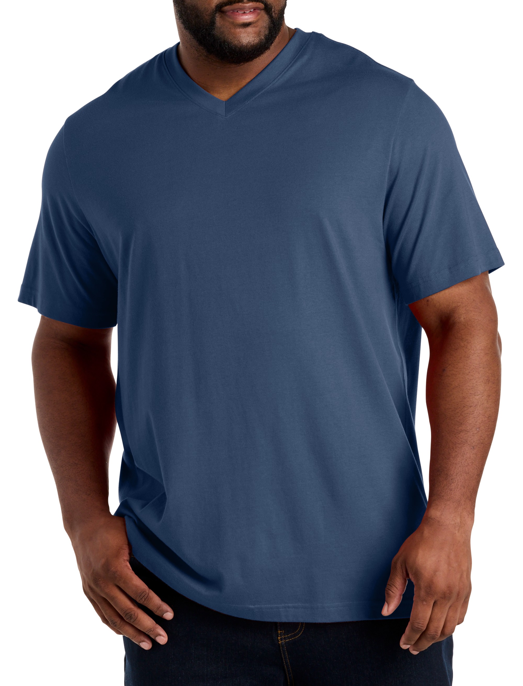 Moisture-Wicking Jersey V-Neck T-Shirt - thumbnail 9