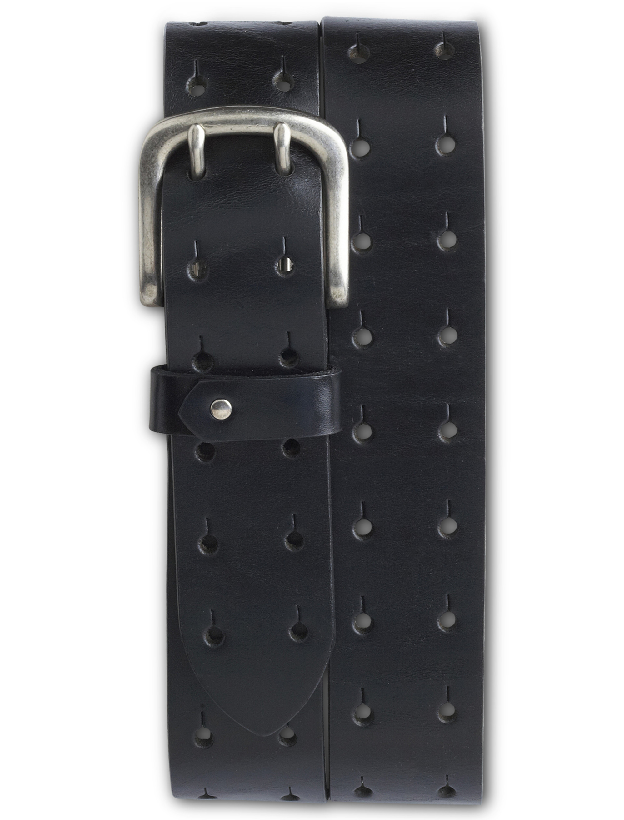 Double-Prong Leather Belt