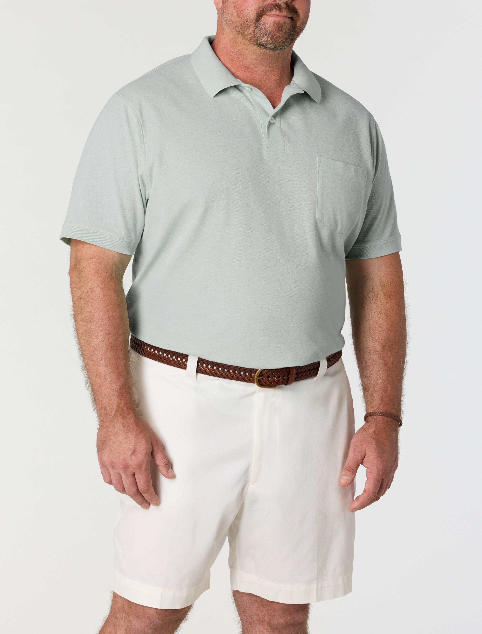 Big + Tall | Harbor Bay Pocket Piqué Polo Shirt | DXL