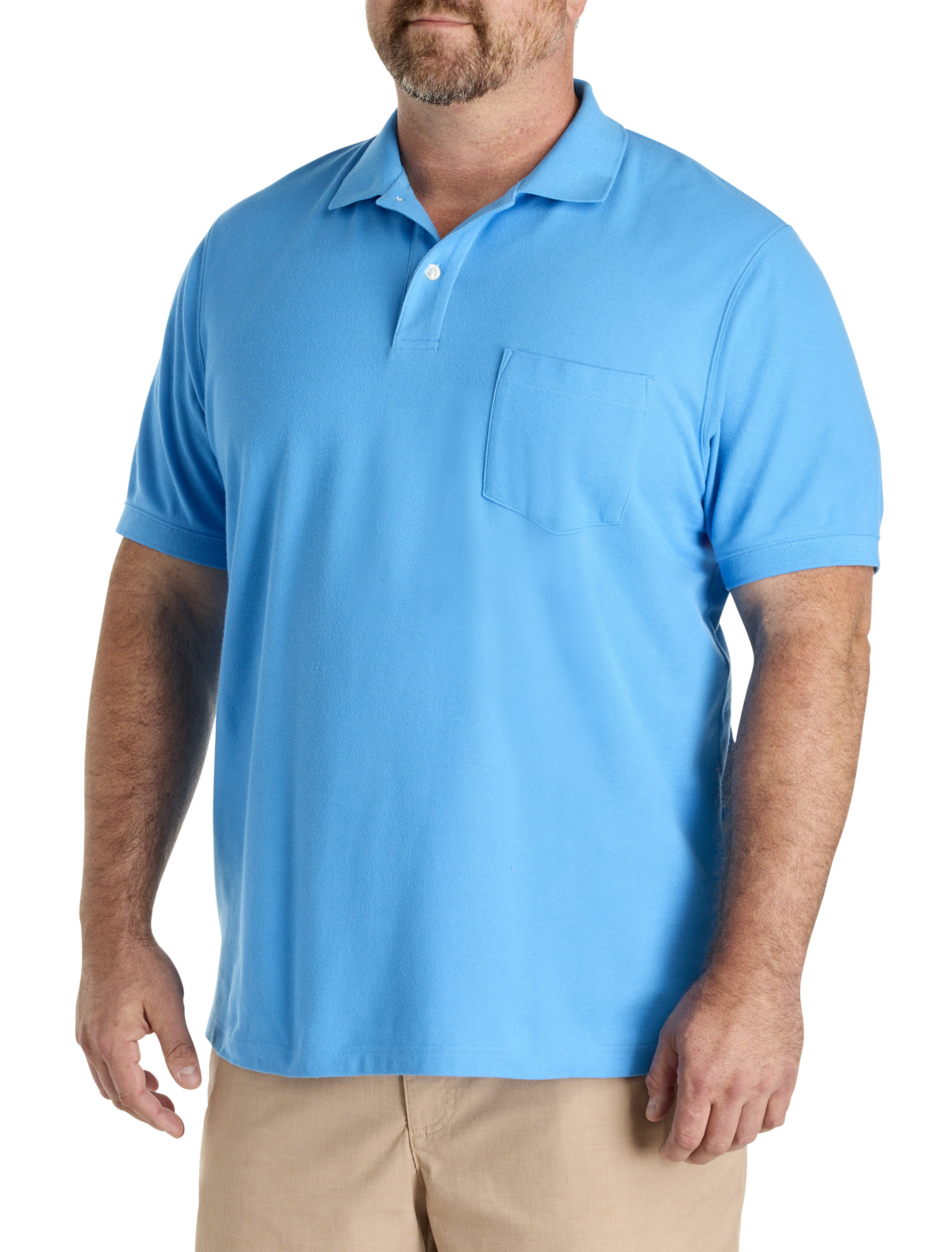Big + Tall | Harbor Bay Pocket Piqué Polo Shirt | DXL