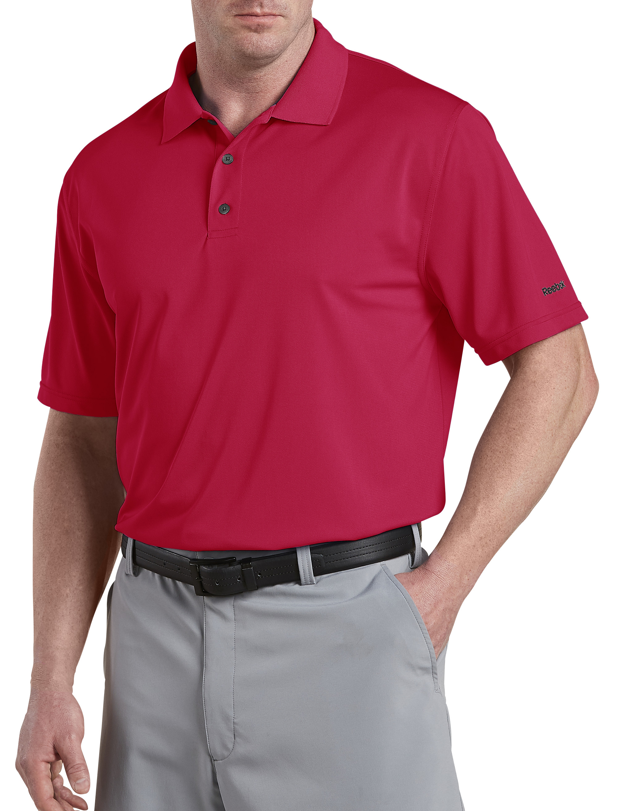 reebok golf speedwick solid polo shirt