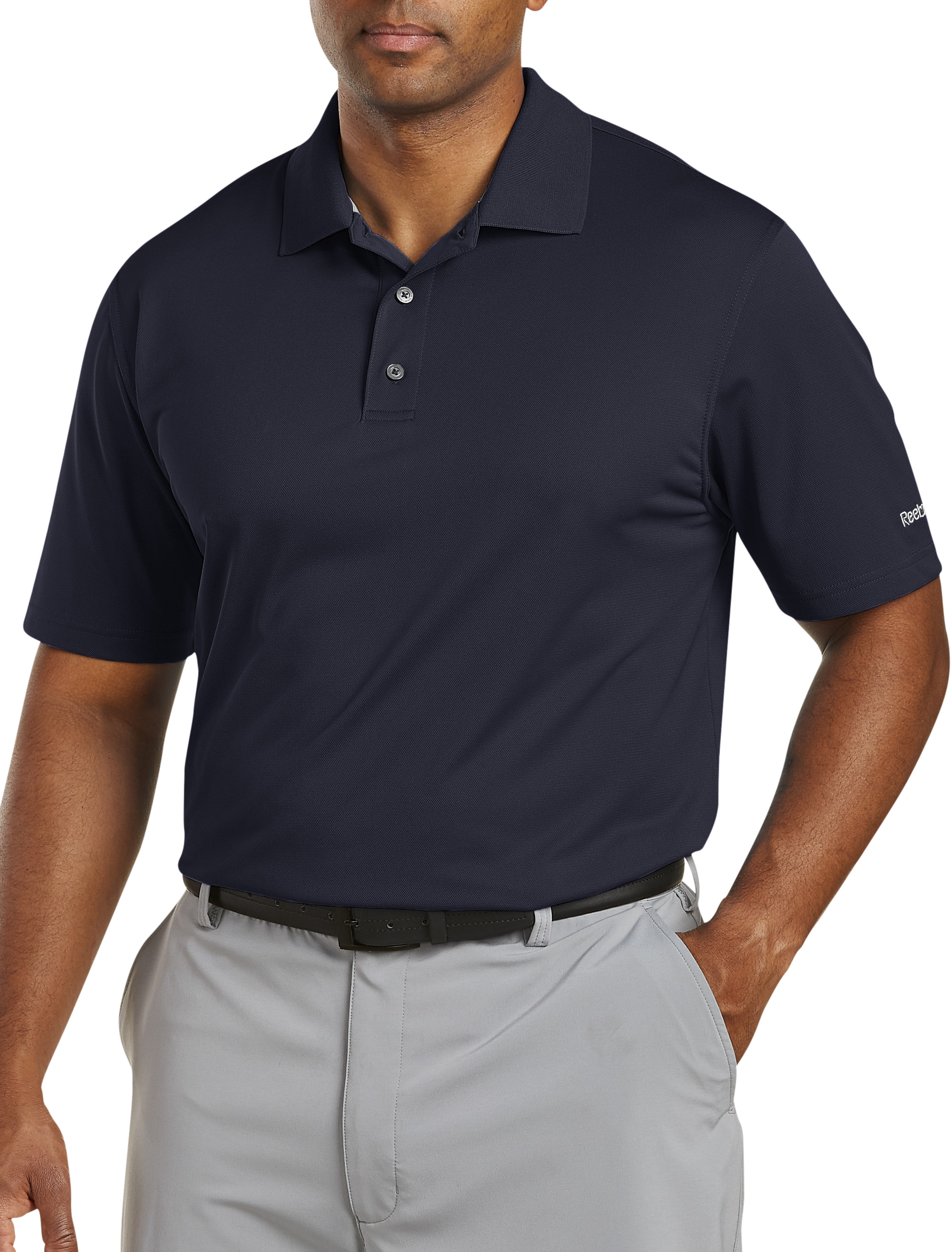 Big Tall Reebok Performance Solid Polo DXL